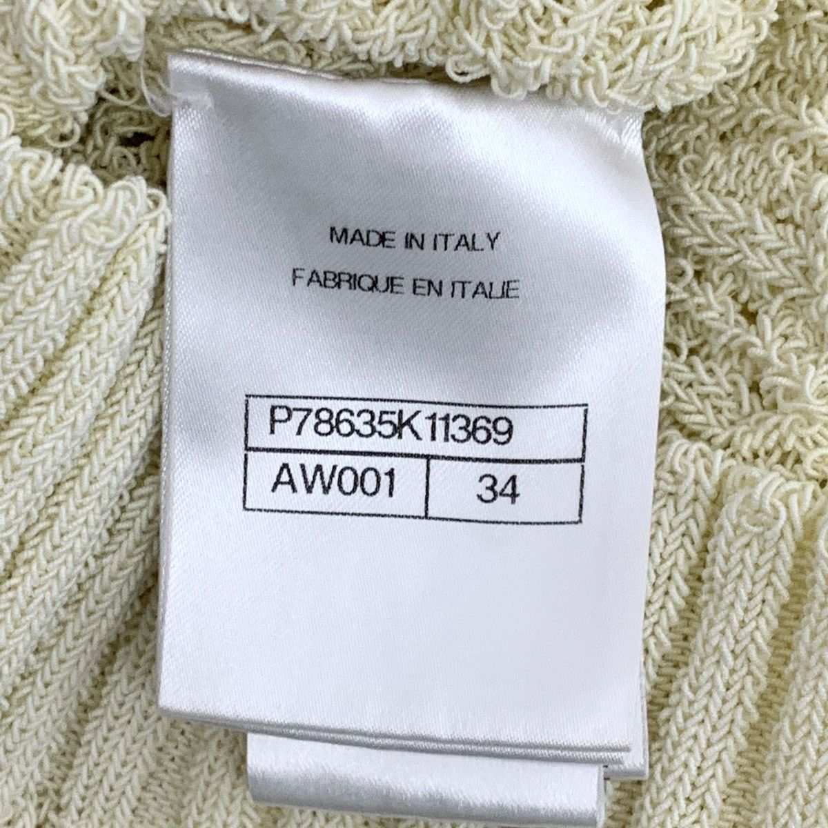 Chanel Chanel Beige Cable Knit Long Sleeve Knit Cardigan K26WX Size XS / US 0-2 / IT 36-38 - 6 Thumbnail