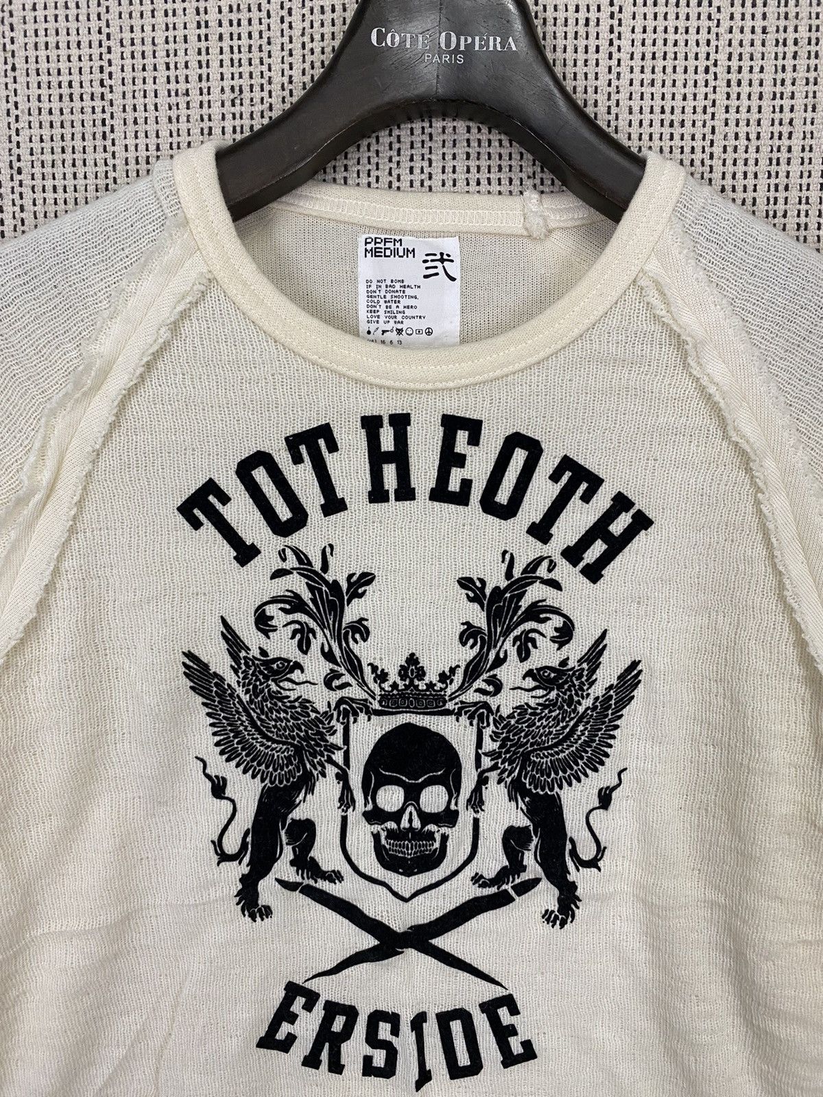 PPFM Vintage Totheoth erside Ppfm skulls design knit sweater Size US M / EU 48-50 / 2 - 6 Thumbnail
