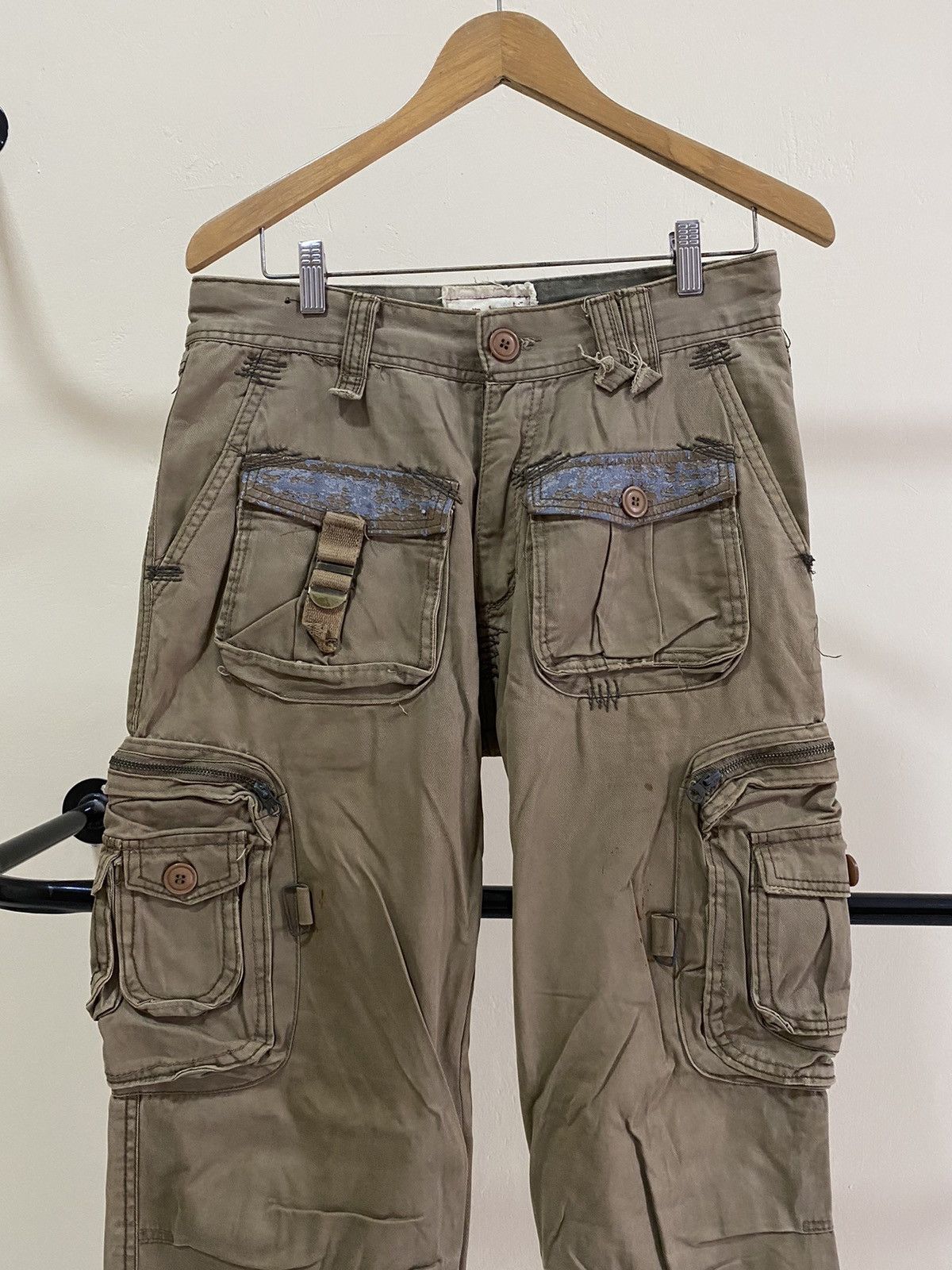 Hysteric Glamour No Brand Rare Design Tactical Multi Pocket Brown Cargo Army Size US 32 / EU 48 - 3 Thumbnail