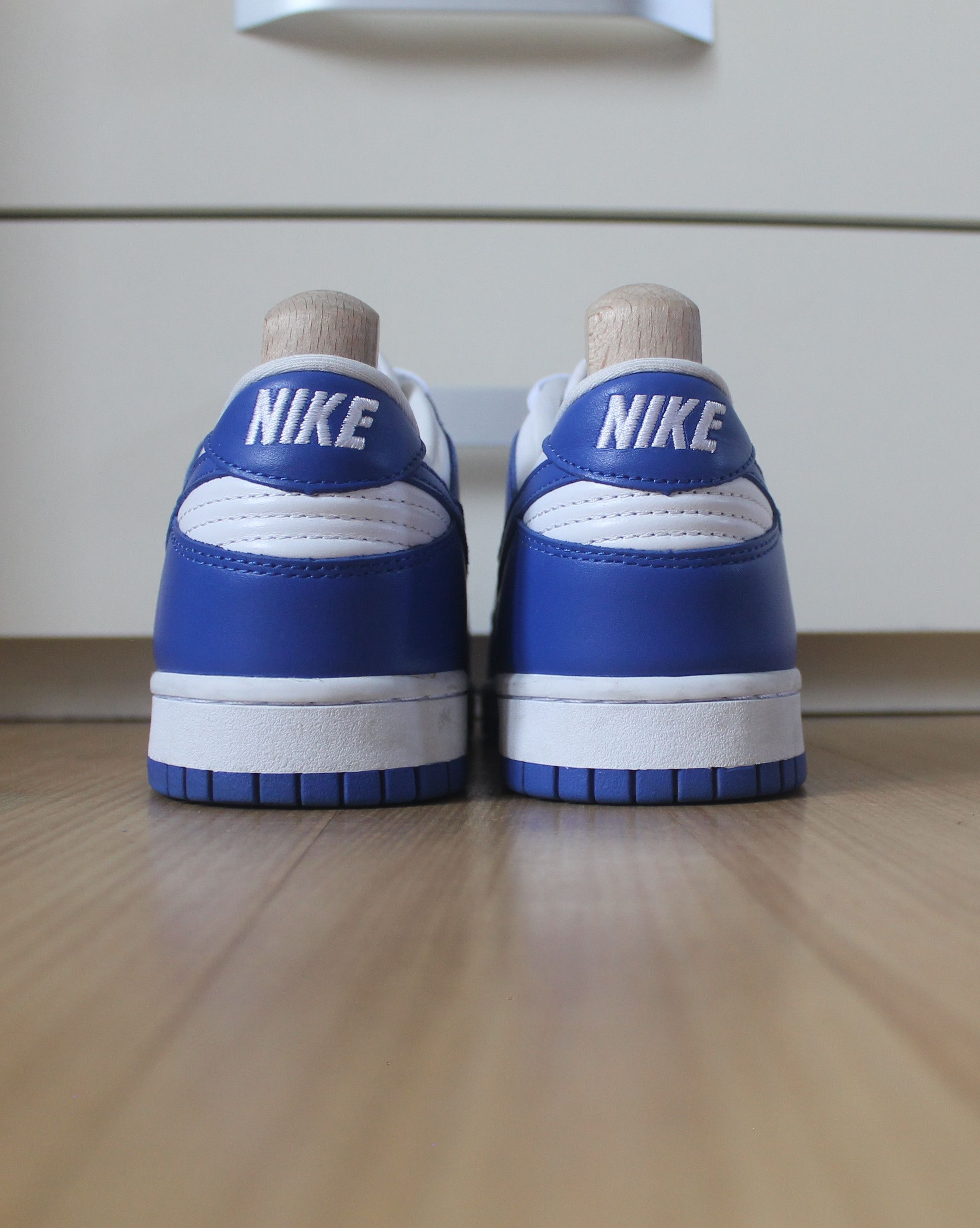 Nike Nike Dunk Low Retro Kentucky Varsity Royal Cobalt Blue White Size US 11 / EU 44 - 8 Thumbnail
