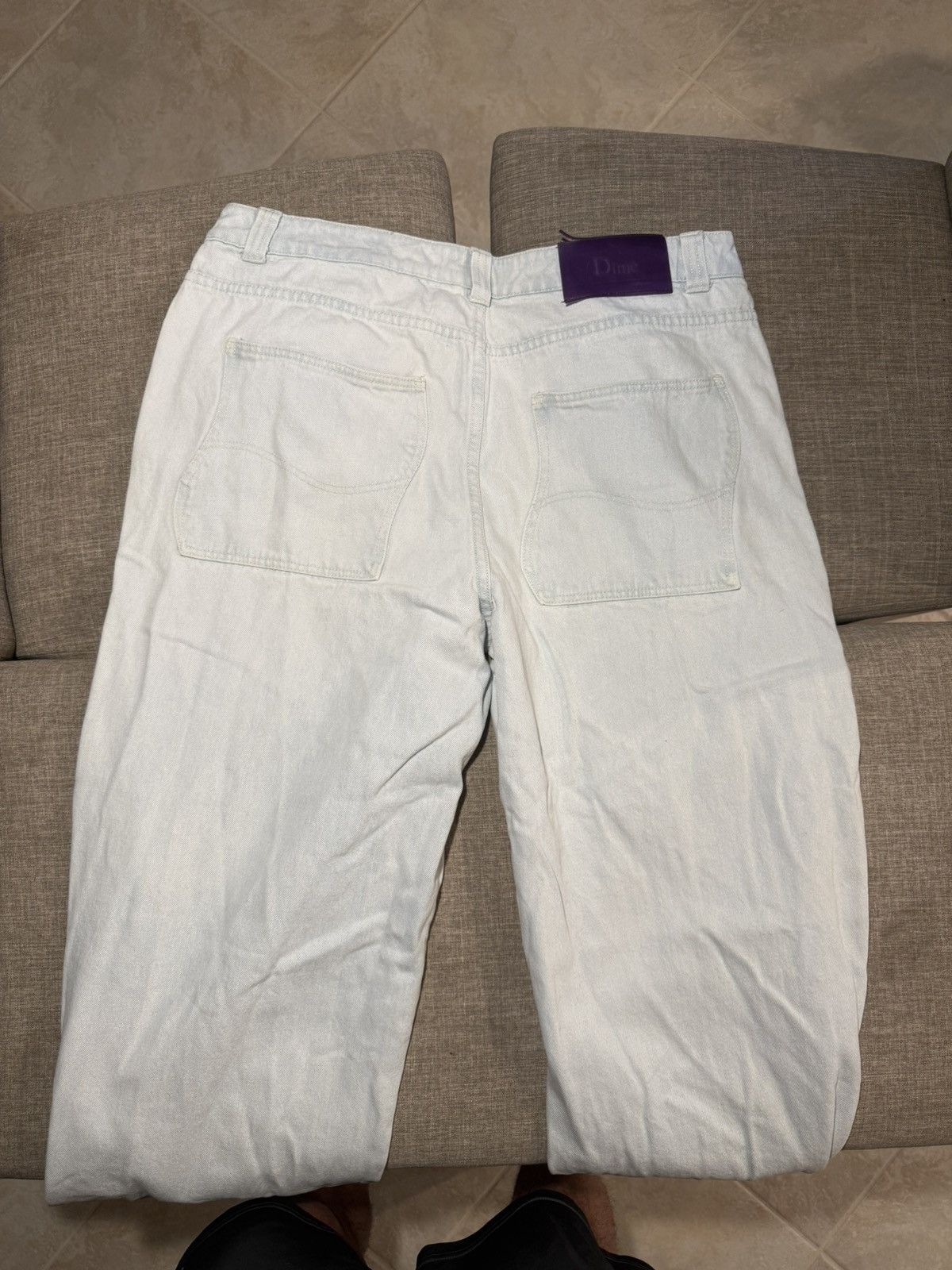 Dime Dime Light wash Baggy Jeans Size US 36 / EU 52 - 2 Thumbnail