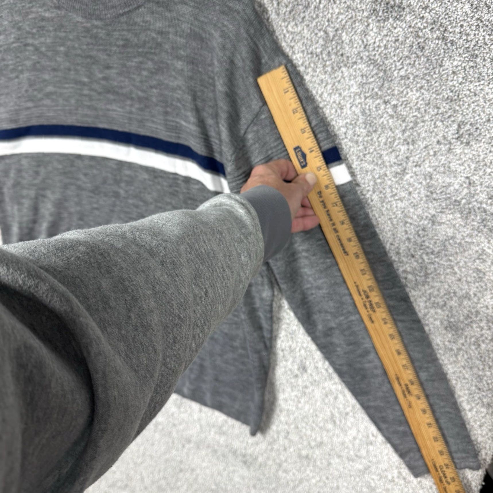 Vintage VINTAGE 90s Xtreme Gear Sweater Large Knit Grandpa Classic Cozy Academia Skater Sweater Mens Regular L Gray Knit Crew Neck Long Sleeve Size US L / EU 52-54 / 3 - 5 Thumbnail