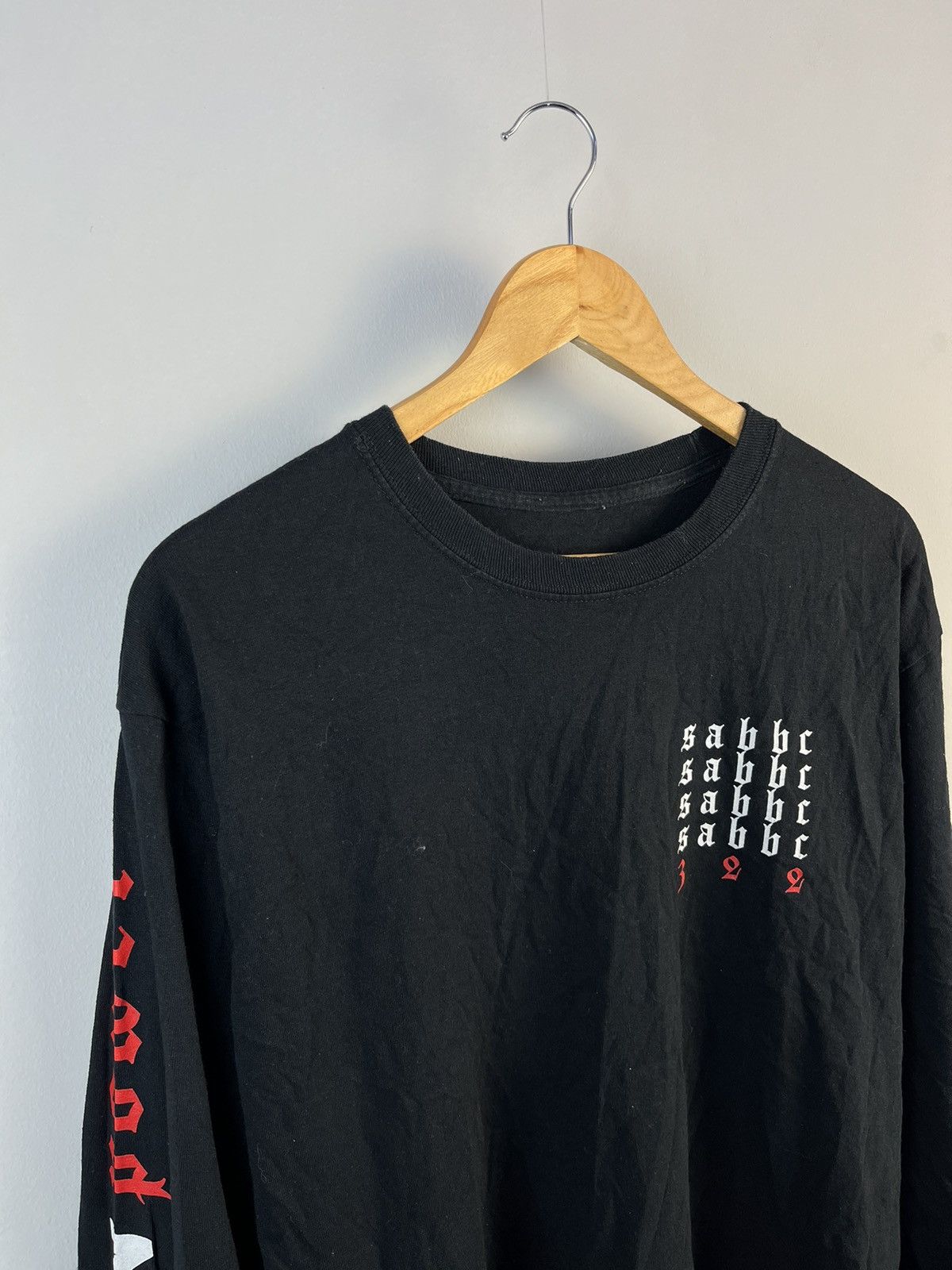 Vintage SABBC 322 Vintage Retro Y2K Cotton Long Sleeve Tee Shirt Size US L / EU 52-54 / 3 - 2 Thumbnail