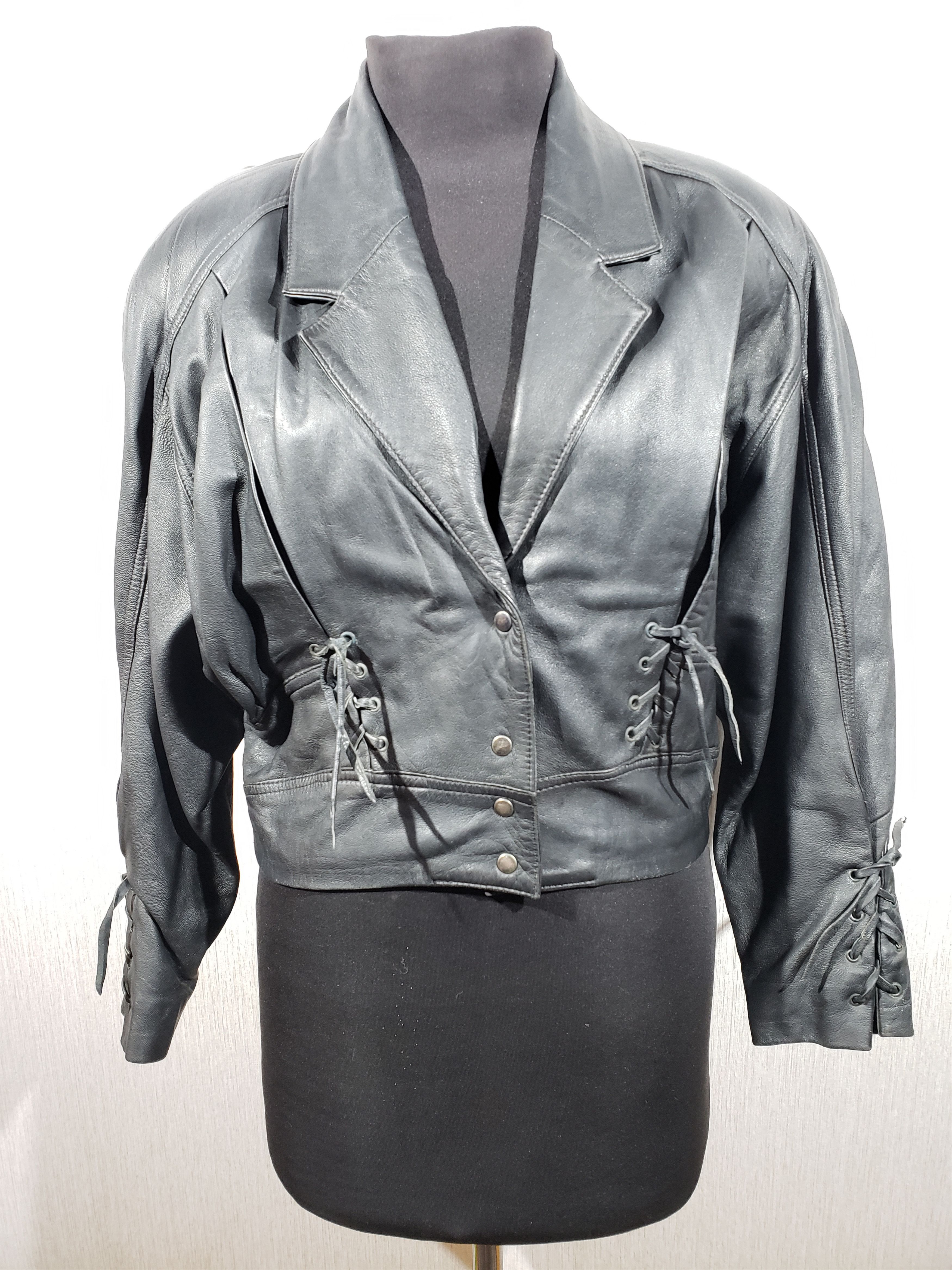 Women's stylish leather jacket.