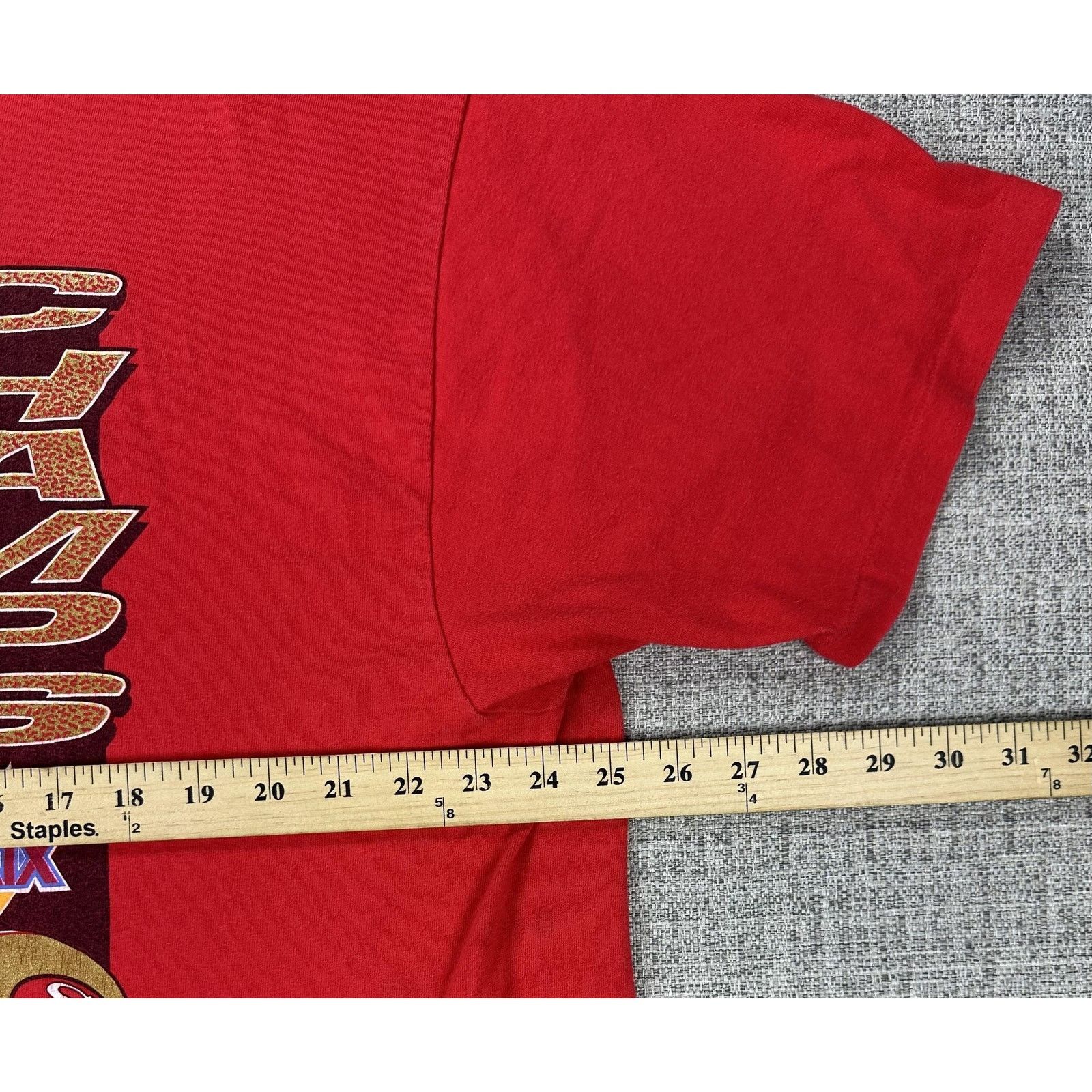 Hanes Vintage San Francisco 49ers Shirt Mens 2XL Red Hanes 1994 Size US XXL / EU 58 / 5 - 4 Thumbnail