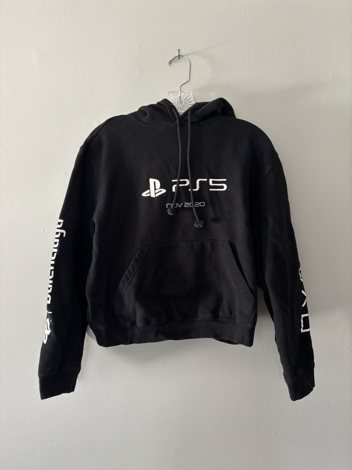 BALENCIAGA PlayStation PS5 Collaboration Hoodie black XS