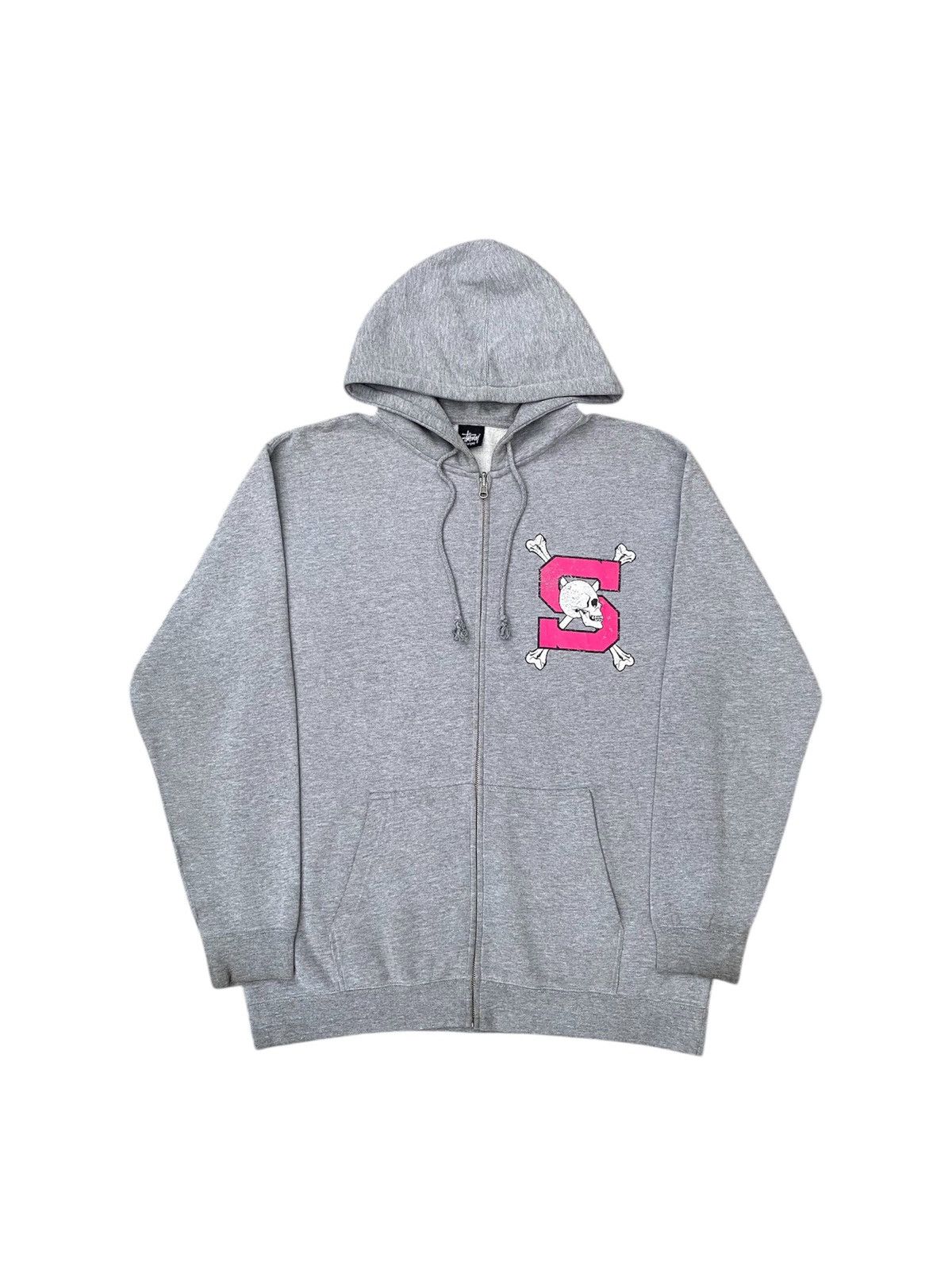 STUSSY ZIP HOODIE GUAM Mサイズ Streetwear × Stussy Grey Stussy Guam Zip Up Hoodie | Grailed