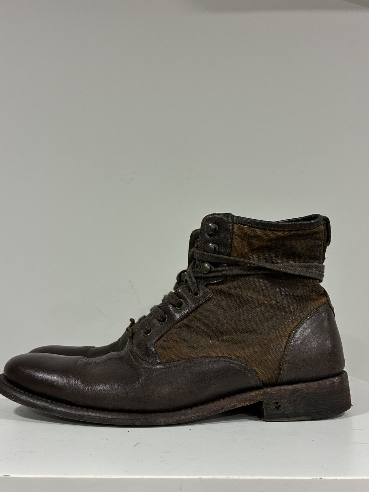 John Varvatos Limited Edition Lace-Up Bowery Spectator Boot 9 EU 42 Size US 9 / EU 42 - 6 Thumbnail