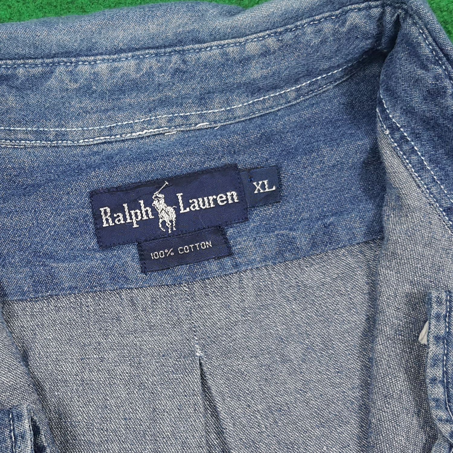 Ralph Lauren Vintage Ralph Lauren Denim Style Button Up Shirt C294N27 Size US XL / EU 56 / 4 - 5 Thumbnail