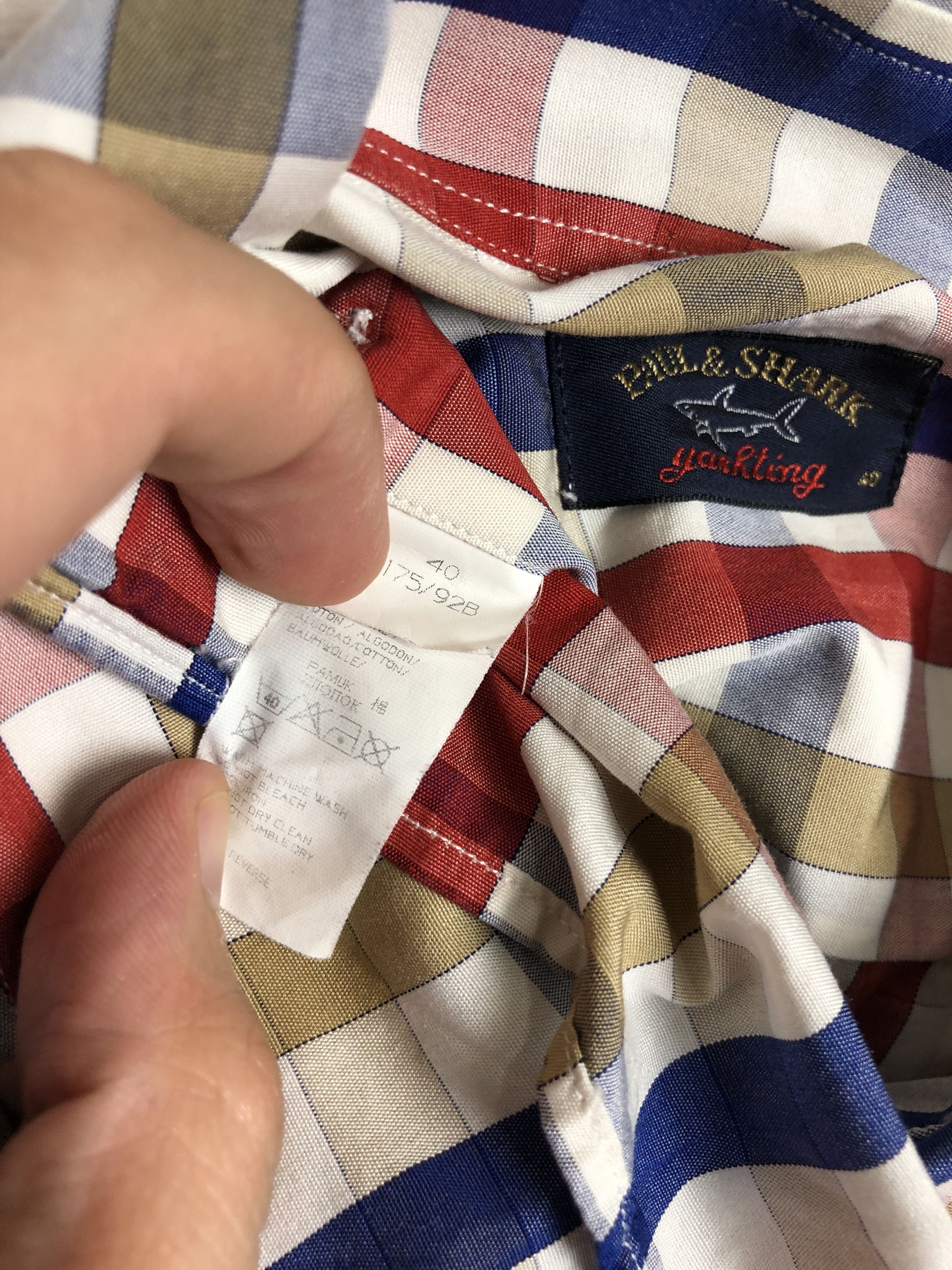 Paul & Shark Paul & Shark Yachting Check Shirt size 40 Size US M / EU 48-50 / 2 - 8 Thumbnail