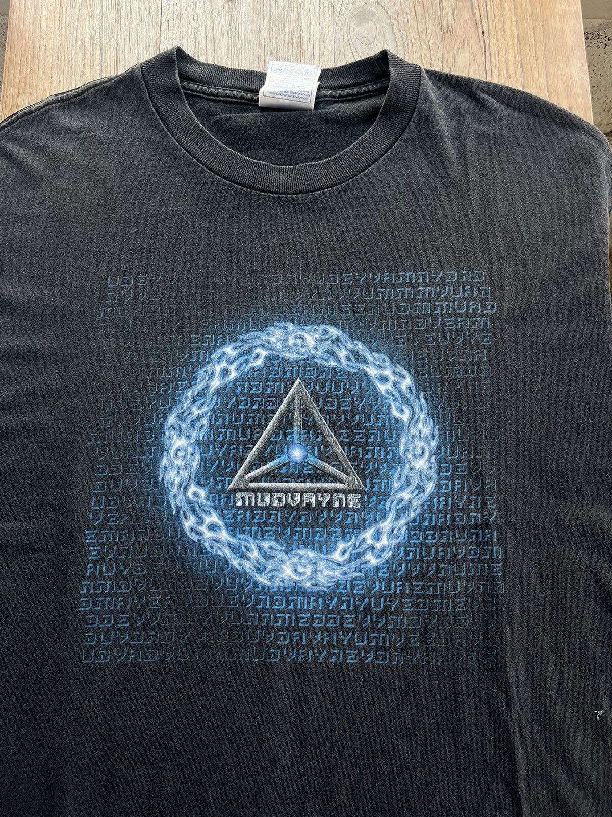 Band Tees × Vintage Vintage MUDVAYNE End of things to come black 00’s Tour Size US L / EU 52-54 / 3 - 3 Thumbnail