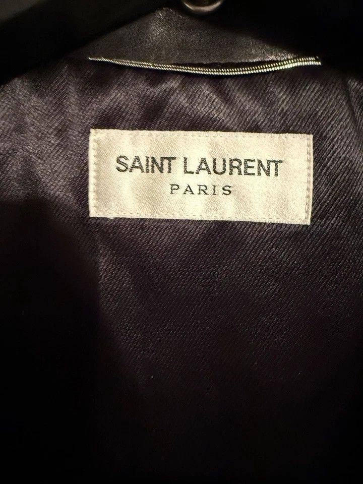 Saint Laurent Paris Saint Laurent Biker jacket 56 Size US XL / EU 56 / 4 - 9 Thumbnail