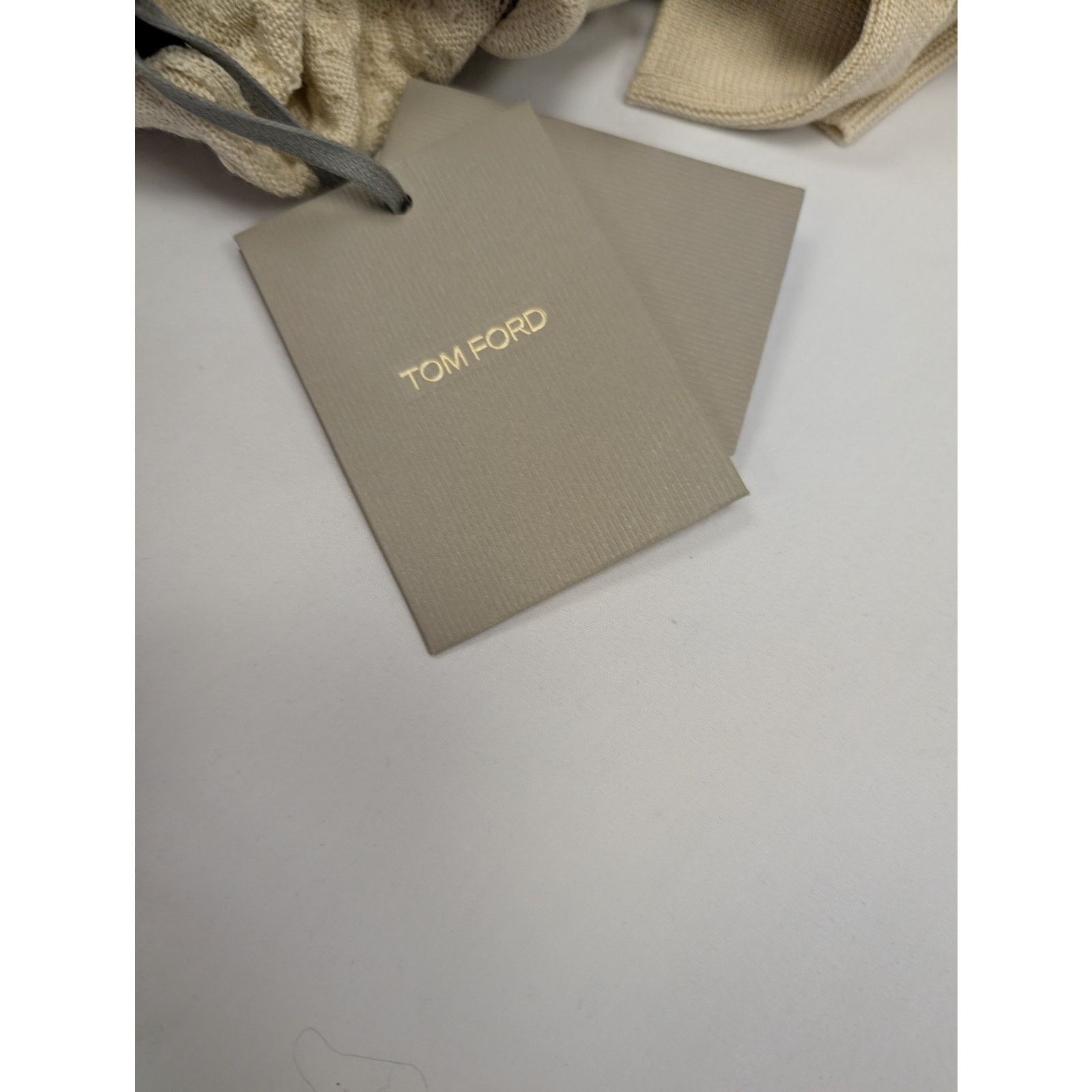 Tom Ford o1rshd1 V-Neck Sweatshirt in Beige Size US M / EU 48-50 / 2 - 17 Thumbnail
