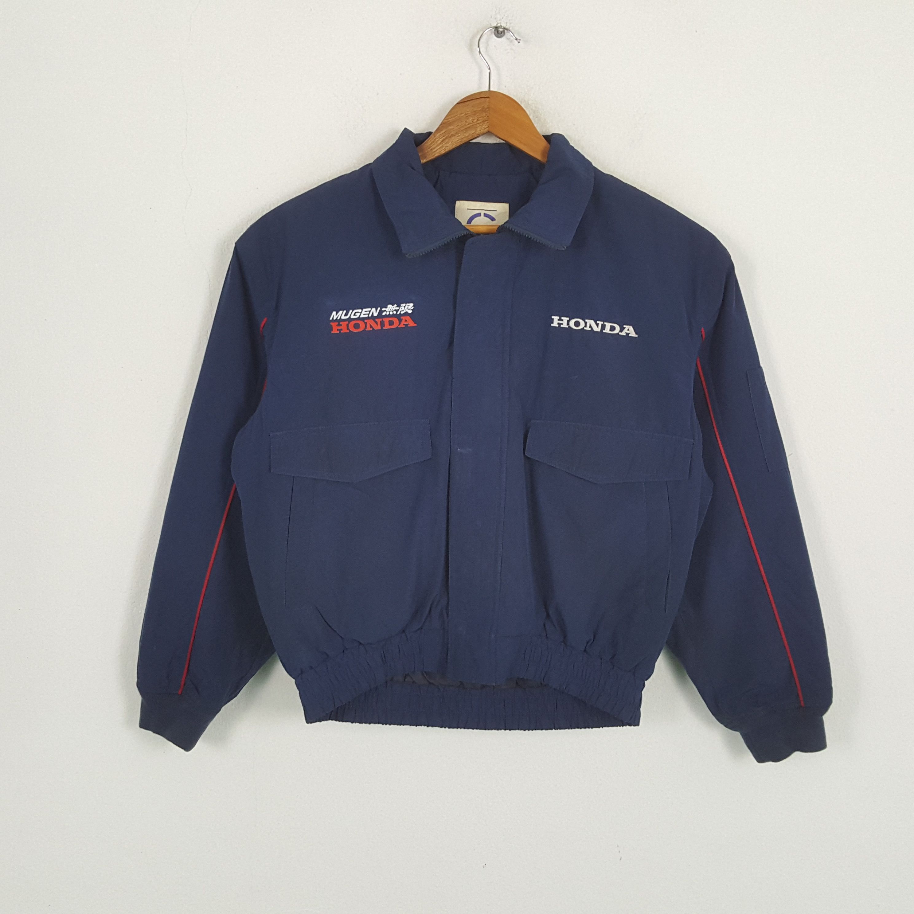 Honda × Japanese Brand × Vintage Vintage MUGEN HONDA Japanese Racing Team Custom Jacket Size US XL / EU 56 / 4 - 3 Thumbnail