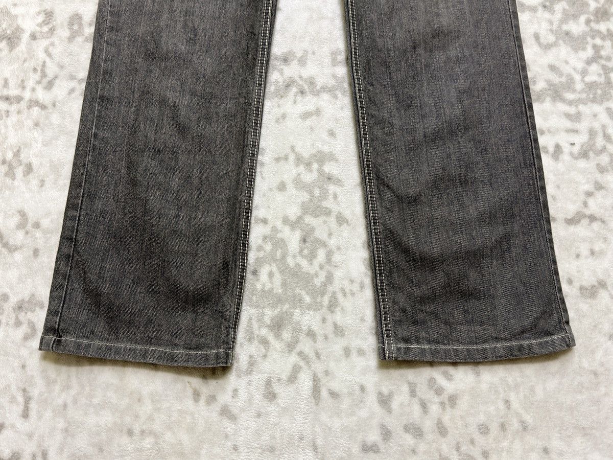 Jean Charles De Castelbajac Castelbajac Embroidered Back Pocket Denim Y2K Straight Fit Size US 33 - 7 Thumbnail