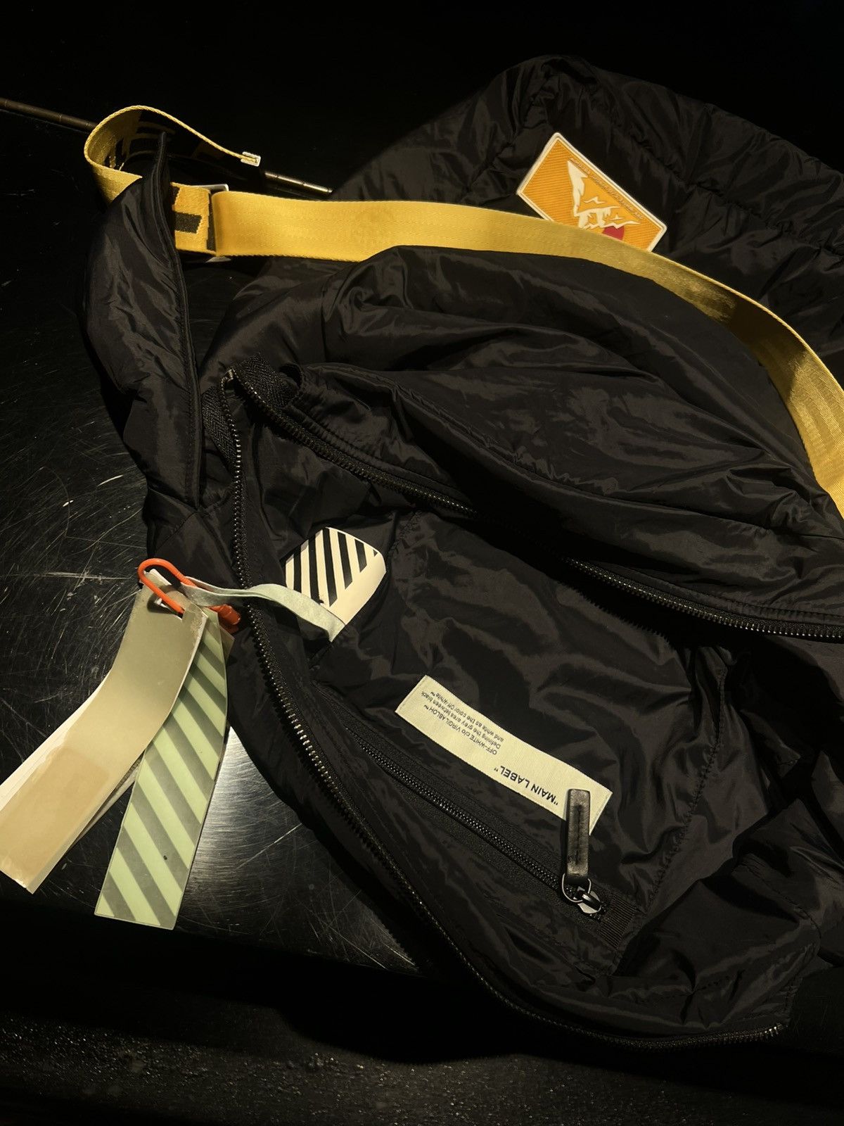 Off-White × Virgil Abloh Offwhite x Virgil “Puffy Black Bag” Size ONE SIZE - 8 Thumbnail