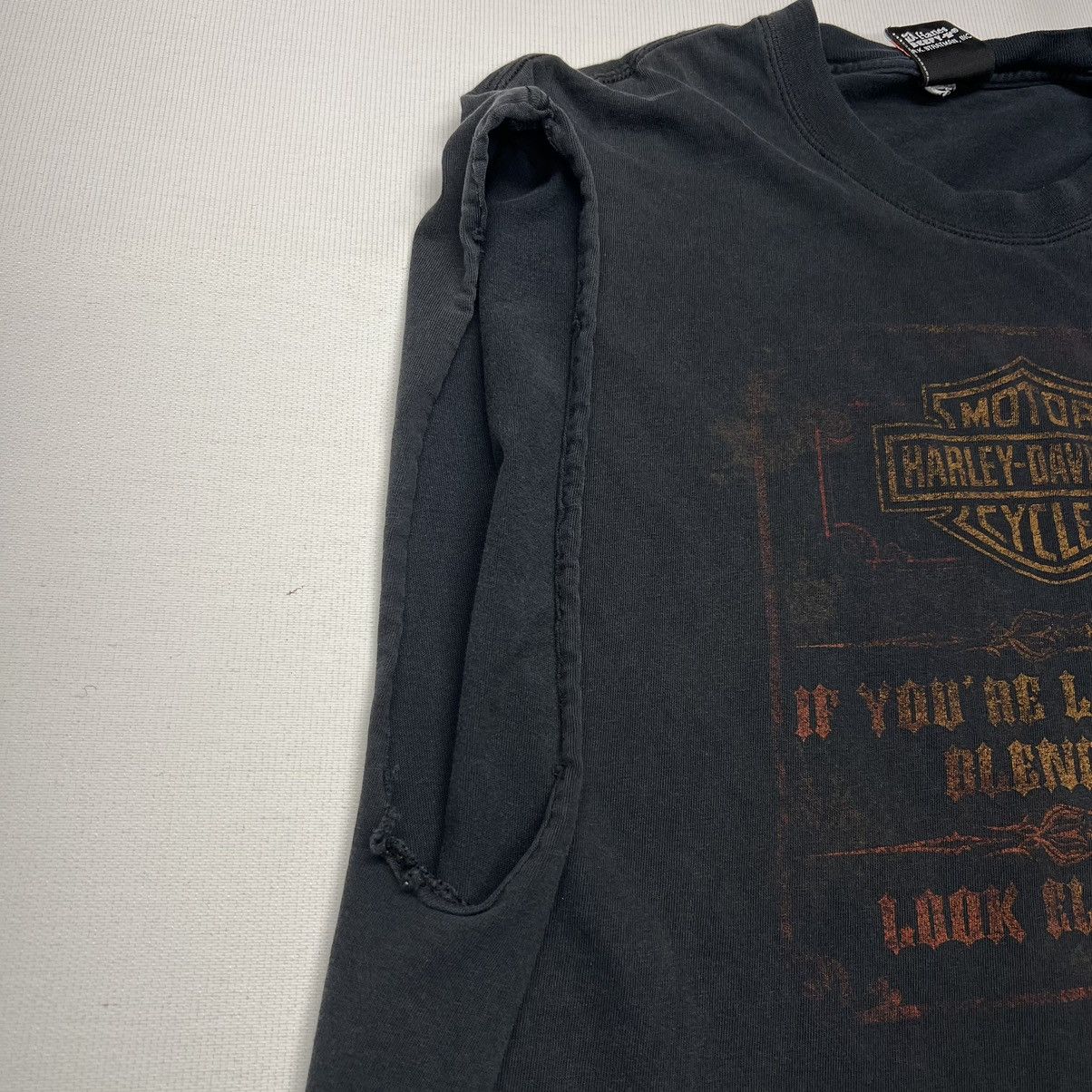 Harley Davidson × Vintage Harley Davidson Tee Shirt Black Sleeveless Biker Motorcycle Size US XXL / EU 58 / 5 - 8 Thumbnail