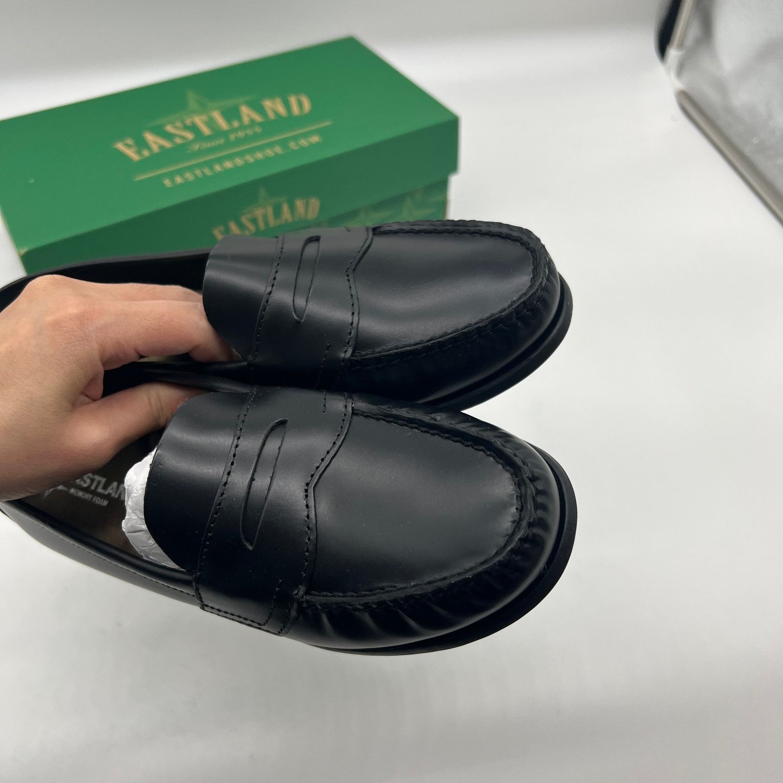 Other Eastland Classic II Black Leather Penny Loafers Size US 7.5 / IT 37.5 - 5 Thumbnail