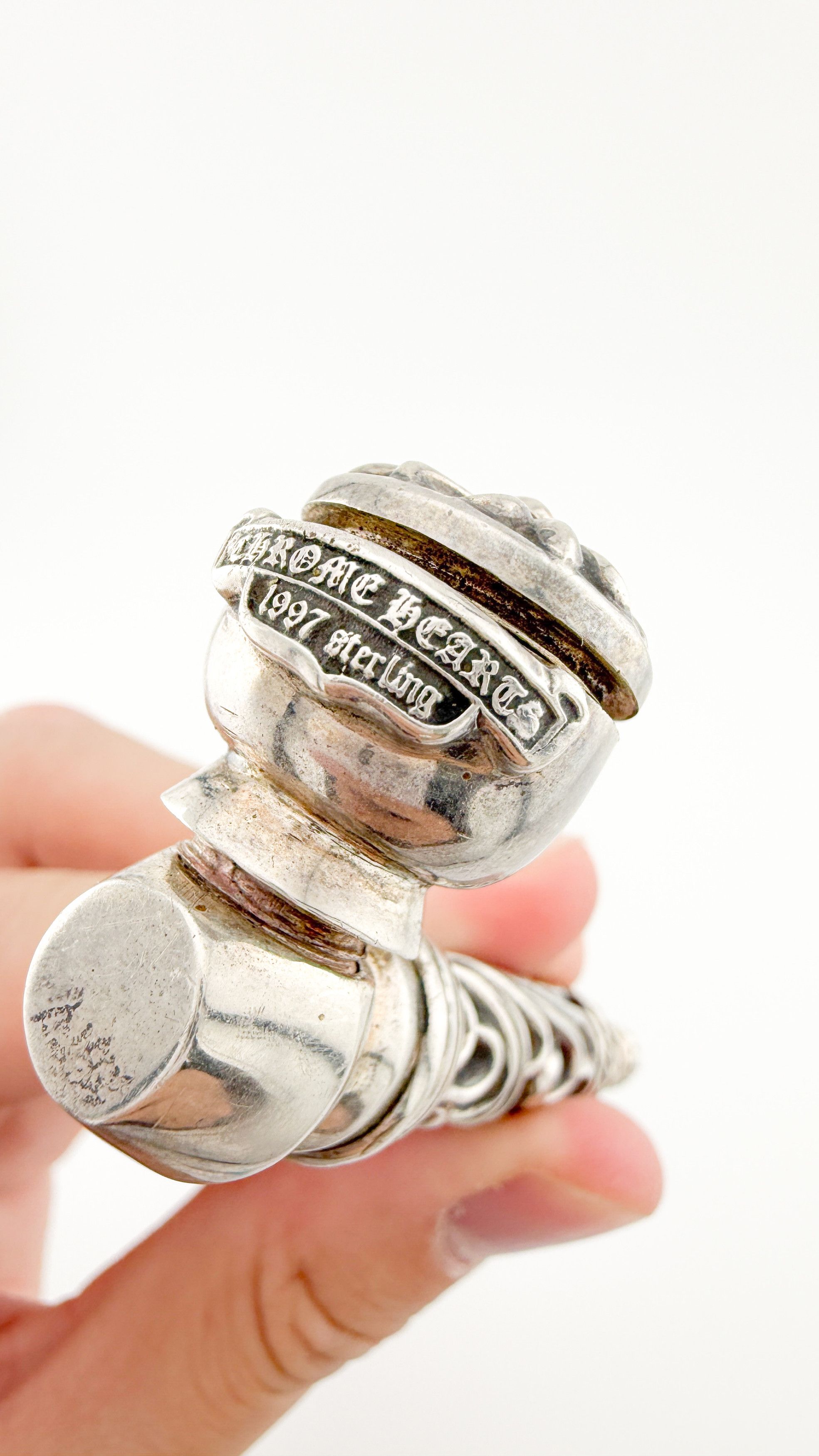 Chrome Hearts RARE! Chrome Hearts Silver Three Piece Pipe Size ONE SIZE - 7 Thumbnail