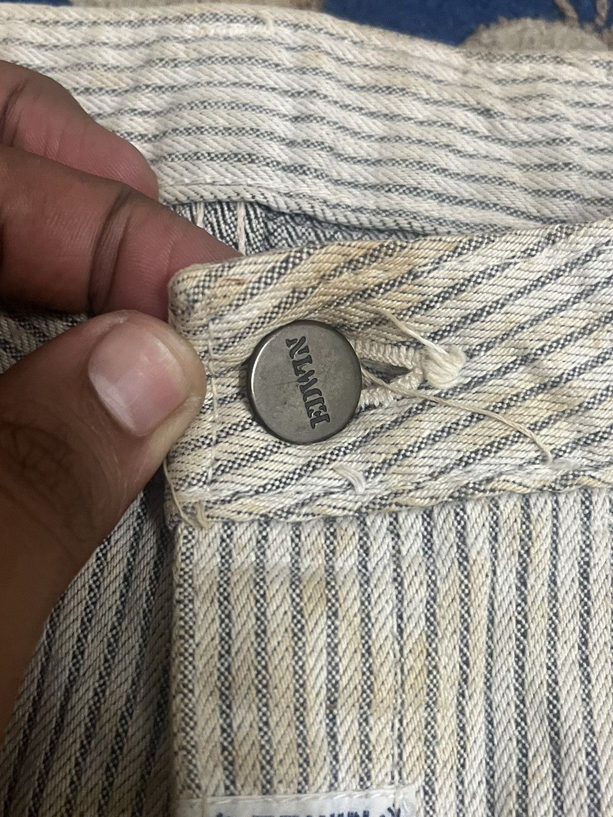 Edwin × Japanese Brand Edwin Hickory Stripe Denim Size US 30 / EU 46 - 7 Thumbnail
