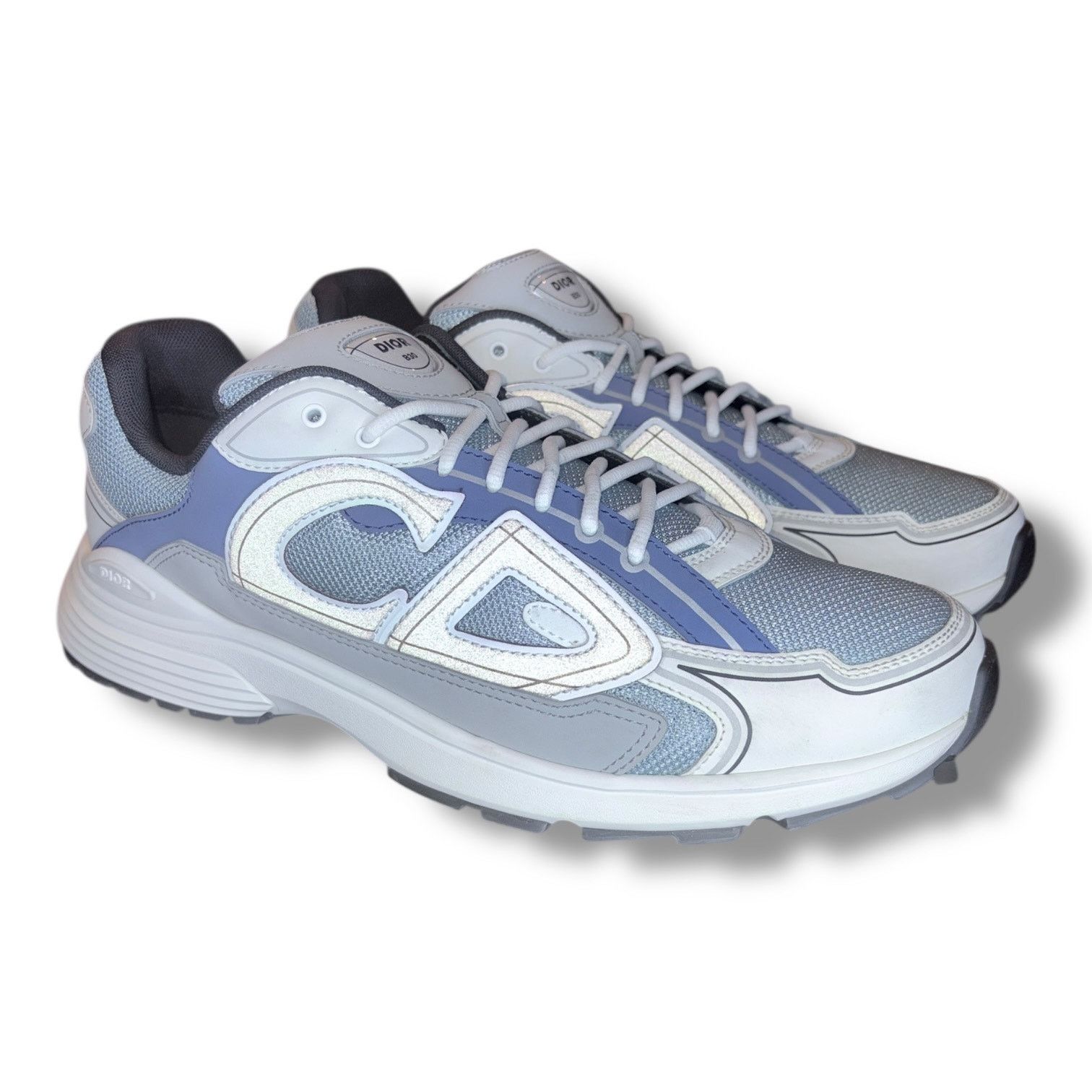 Dior Dior B30 Navy Blue Grey White Sneakers | Size 48 (15US) Size US 15 / EU 48 - 4 Thumbnail