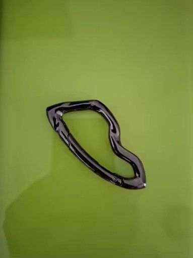 Other twisted metal black chrome steel Carabiner Size ONE SIZE - 2 Thumbnail