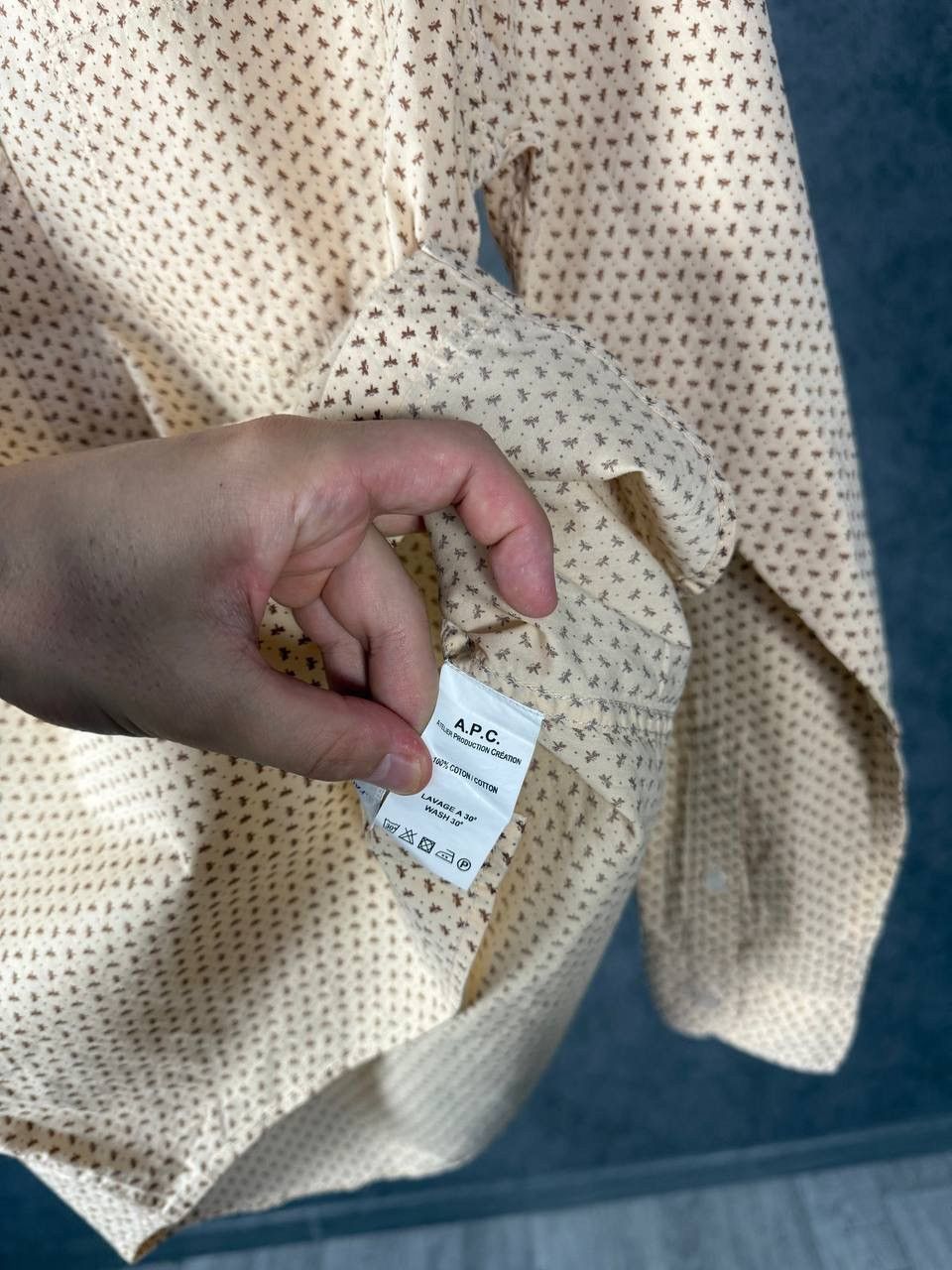 A.P.C. A.P.C x Mardas luxury designer shirt Size US S / EU 44-46 / 1 - 4 Thumbnail