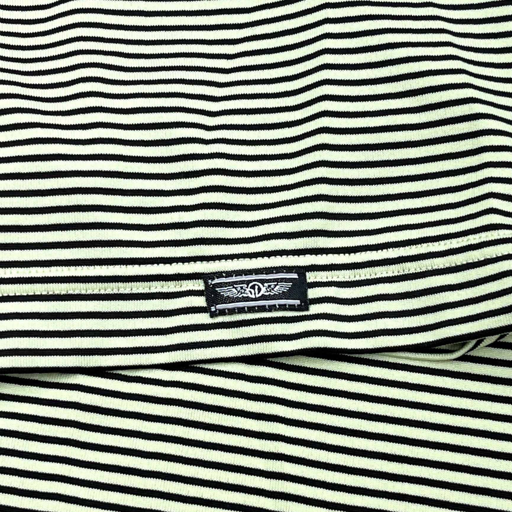 Vintage Straight Down Polo Shirt Men XL Yellow Black Striped Performance Golf Club Adult Size US XL / EU 56 / 4 - 4 Thumbnail
