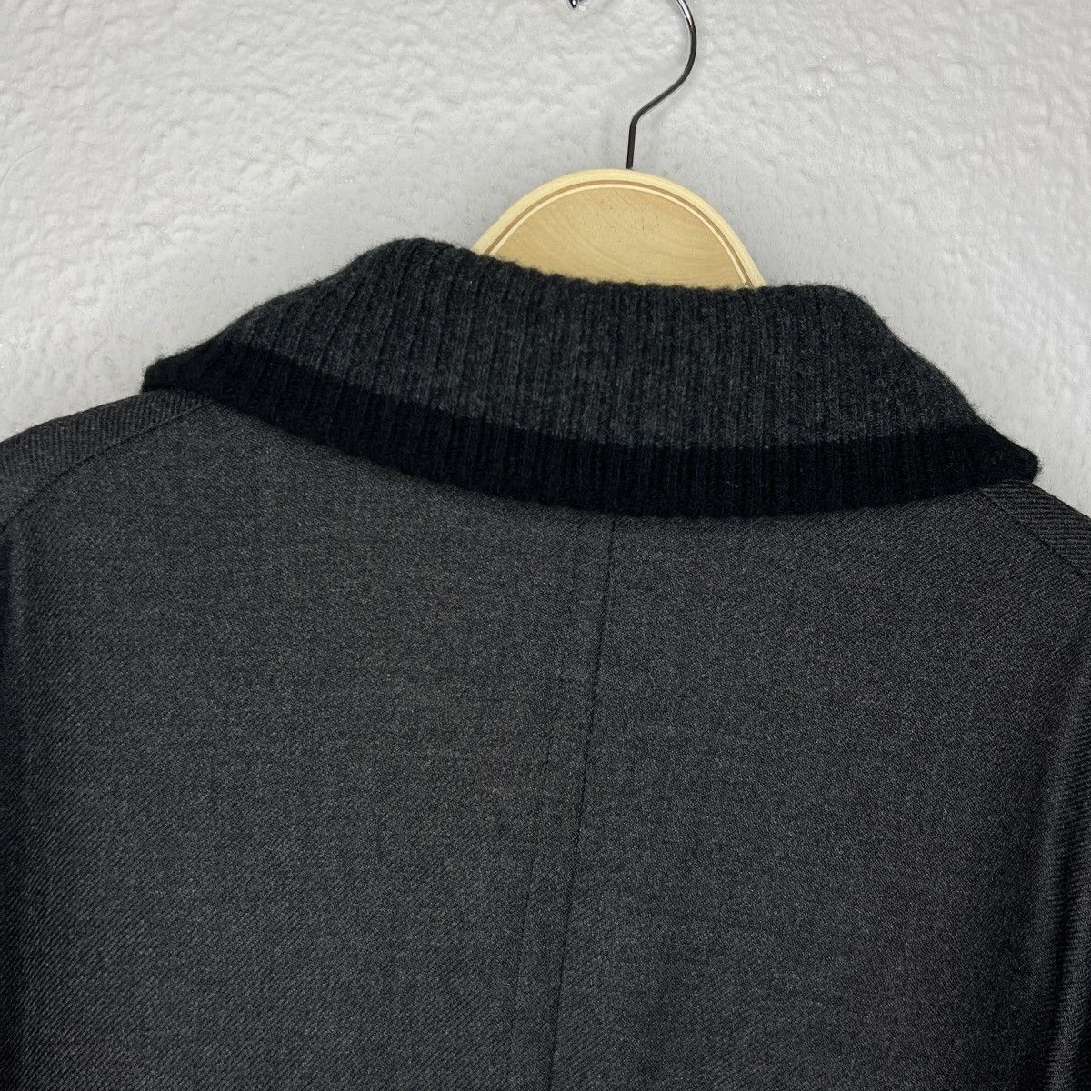 Hermes Hermes Wool Cashmere Blazer Jacket Grey Luxury Classic Suit Size US XL / EU 56 / 4 - 8 Thumbnail