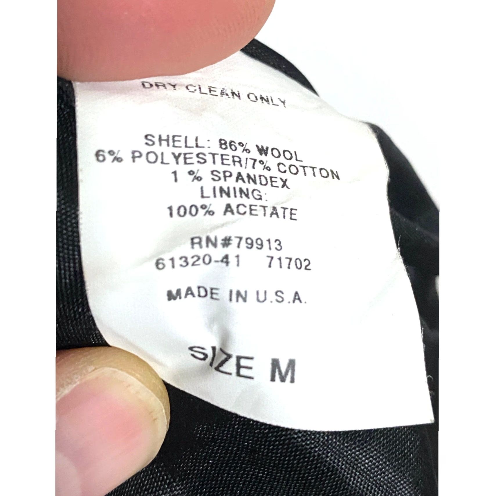 Vintage Mimi Maternity Wool Blend A-Line Skirt M Black Workwear Career Business Knee Length Stretch Lined Tweed Polyester Spandex Wool Polyester Spandex Mens? Size 32" / US 10 / IT 46 - 7 Thumbnail