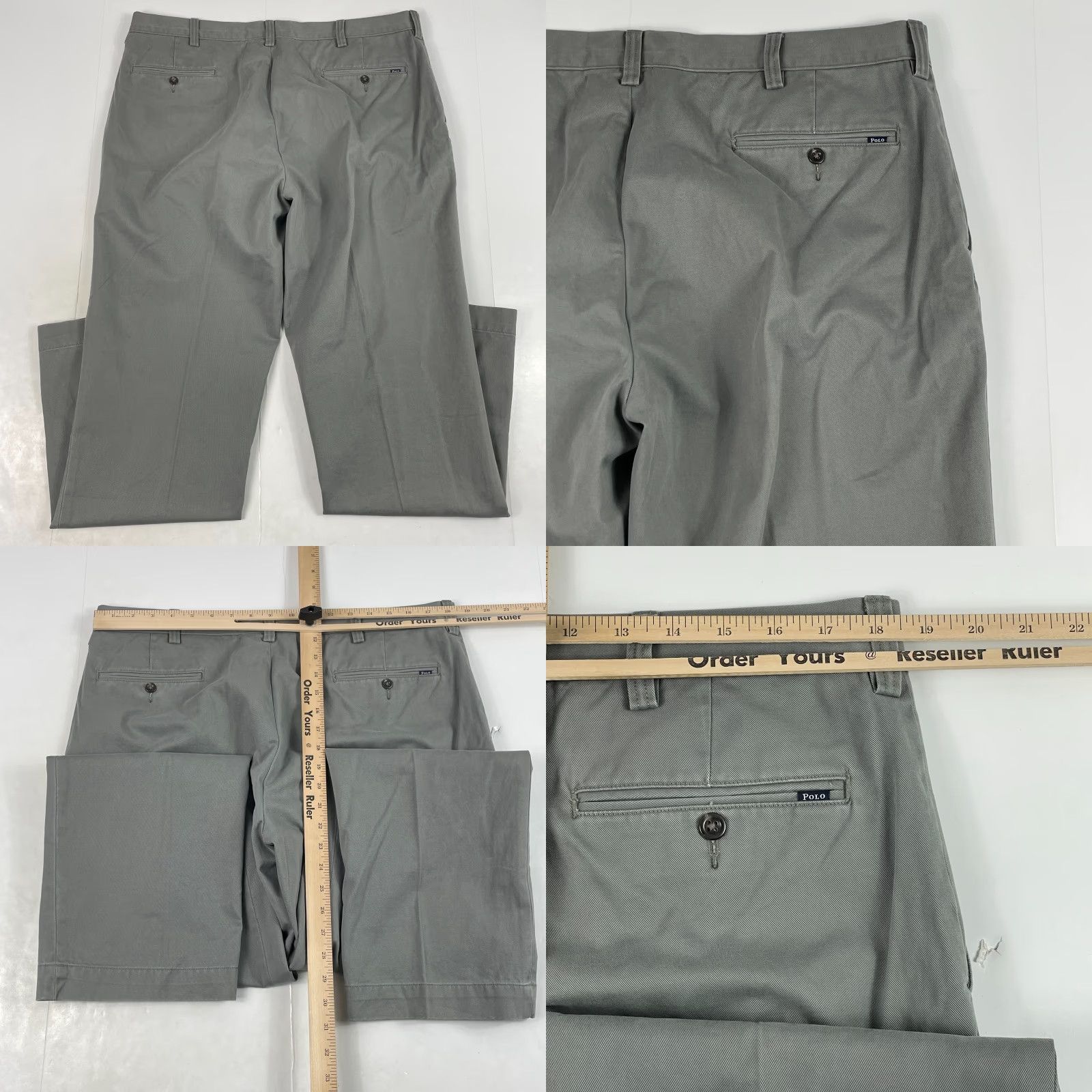 Polo Ralph Lauren Polo Ralph Lauren Pants Men 36 x 32 Gray Chino Straight Leg Classic Golf Golfing Pants Mens Chino Straight Leg 36x32 Gray Polo Ralph Lauren Size US M / EU 48-50 / 2 - 8 Thumbnail