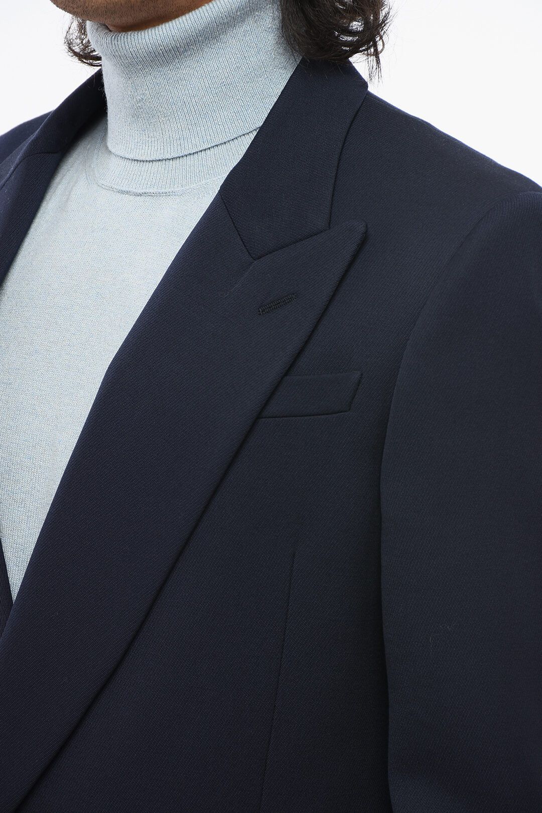 Alexander McQueen og1mm0925 Wool Coat in Blue Size US M / EU 48-50 / 2 - 3 Thumbnail