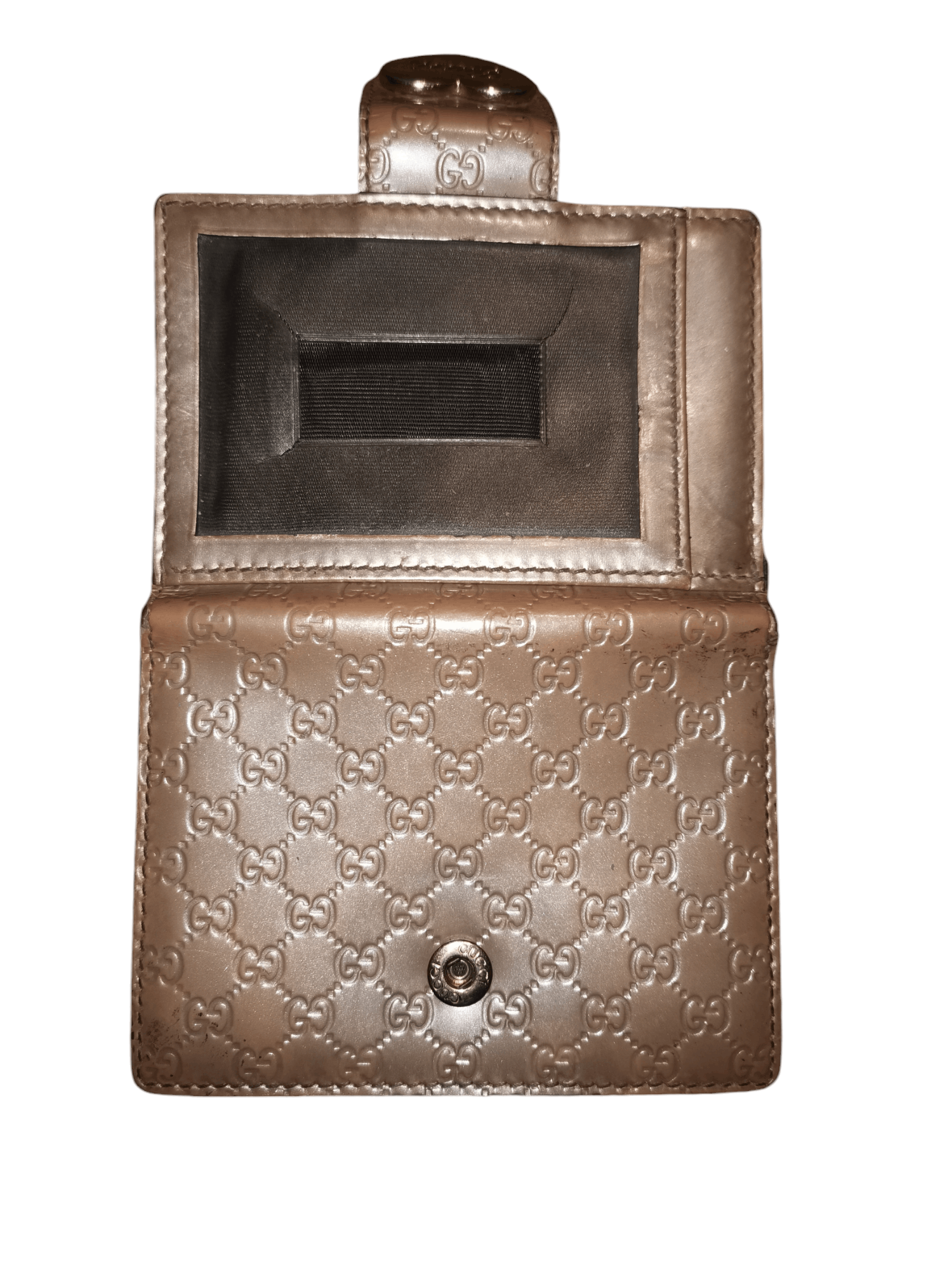 Gucci × Vintage Gucci heart pink gold guccissima wallet Size ONE SIZE - 8 Thumbnail