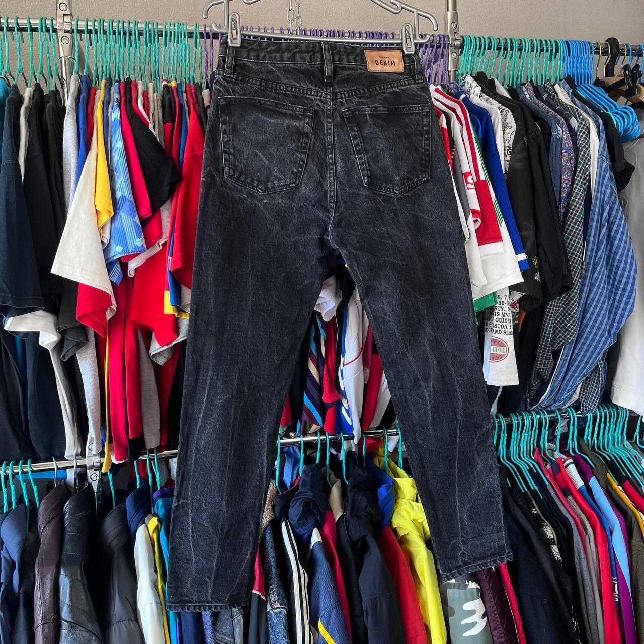 Sezane Sezane Denim Black Faded Pants Jeans Size 27 Size 27" / US 4 / IT 40 - 3 Thumbnail