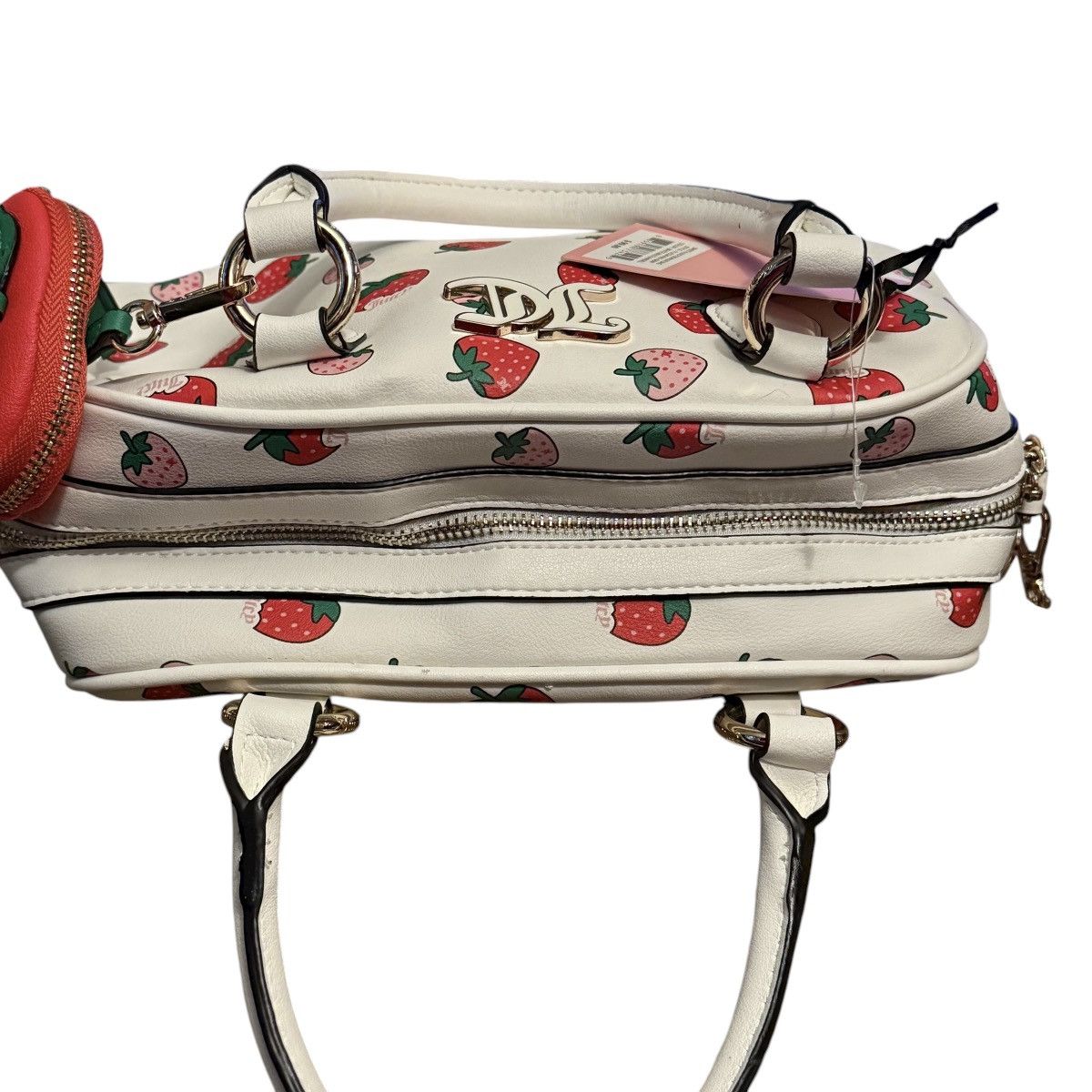 Juicy Couture Juicy Couture Sweet N Juicy Strawberry print bowler bag Size ONE SIZE - 6 Thumbnail
