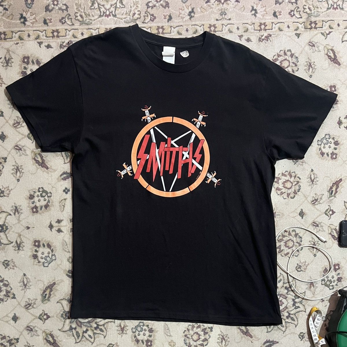Band Tees The Smiths ripoff Slayer band tee tshirt Size US L / EU 52-54 / 3 - 2 Thumbnail