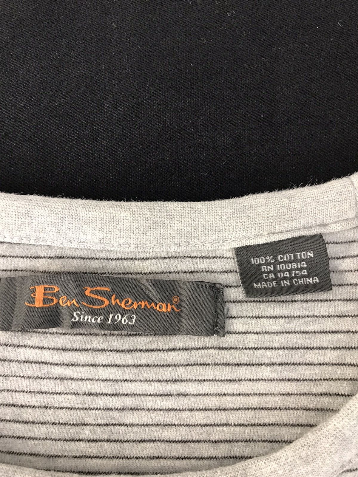 Ben Sherman × Vintage Vintage Sweatshirt Ben Sherman Design Striped Style Size US M / EU 48-50 / 2 - 6 Thumbnail