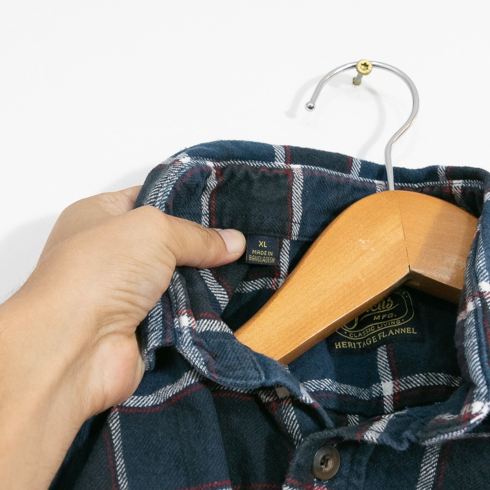 JACHS NY Jachs Mfg Heritage Flannel Button Up Shirt XL - Heavyweight Size US XL / EU 56 / 4 - 4 Thumbnail