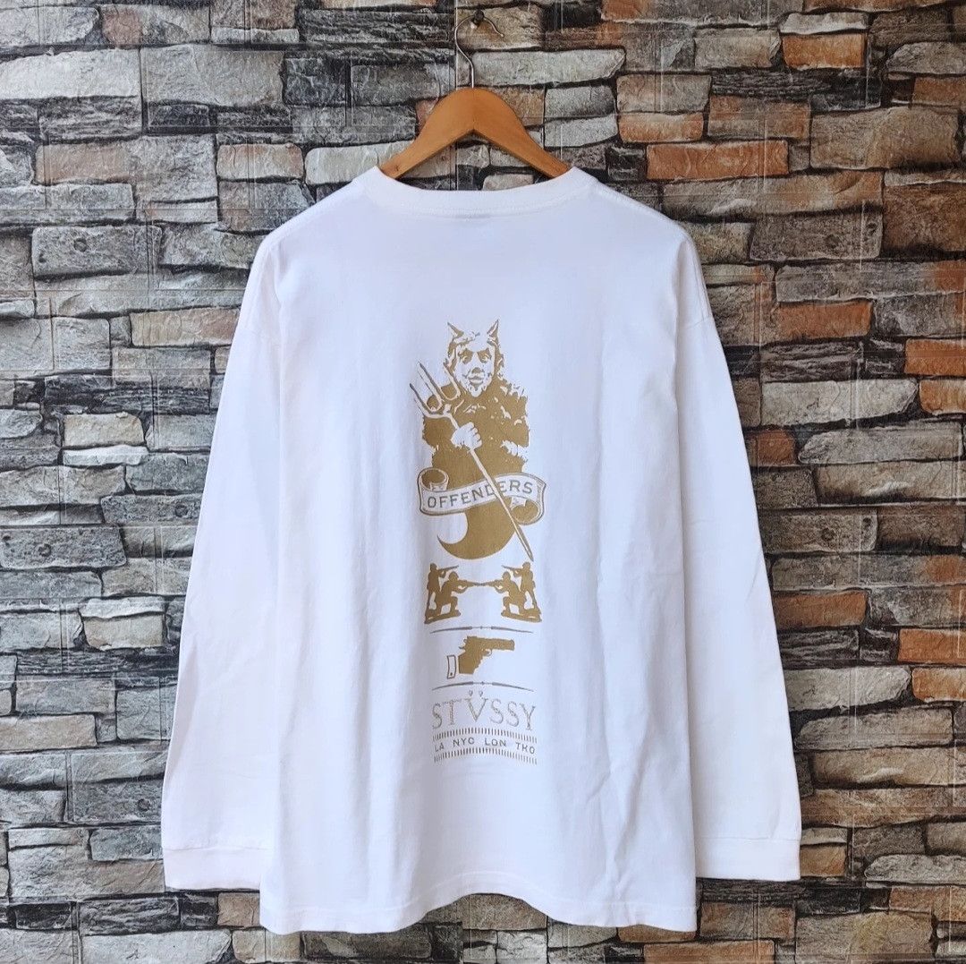 Stussy Vtg STUSSY X NEXUS 7 Deffenders Offenders Long Sleeve Size US L / EU 52-54 / 3 - 2 Thumbnail