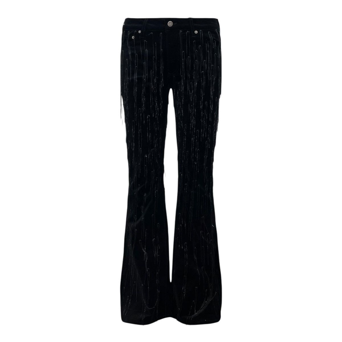 Cout de la Liberte $2,500 Jimmy stretch velvet flare trouser Size US 32 / EU 48 - 3 Thumbnail