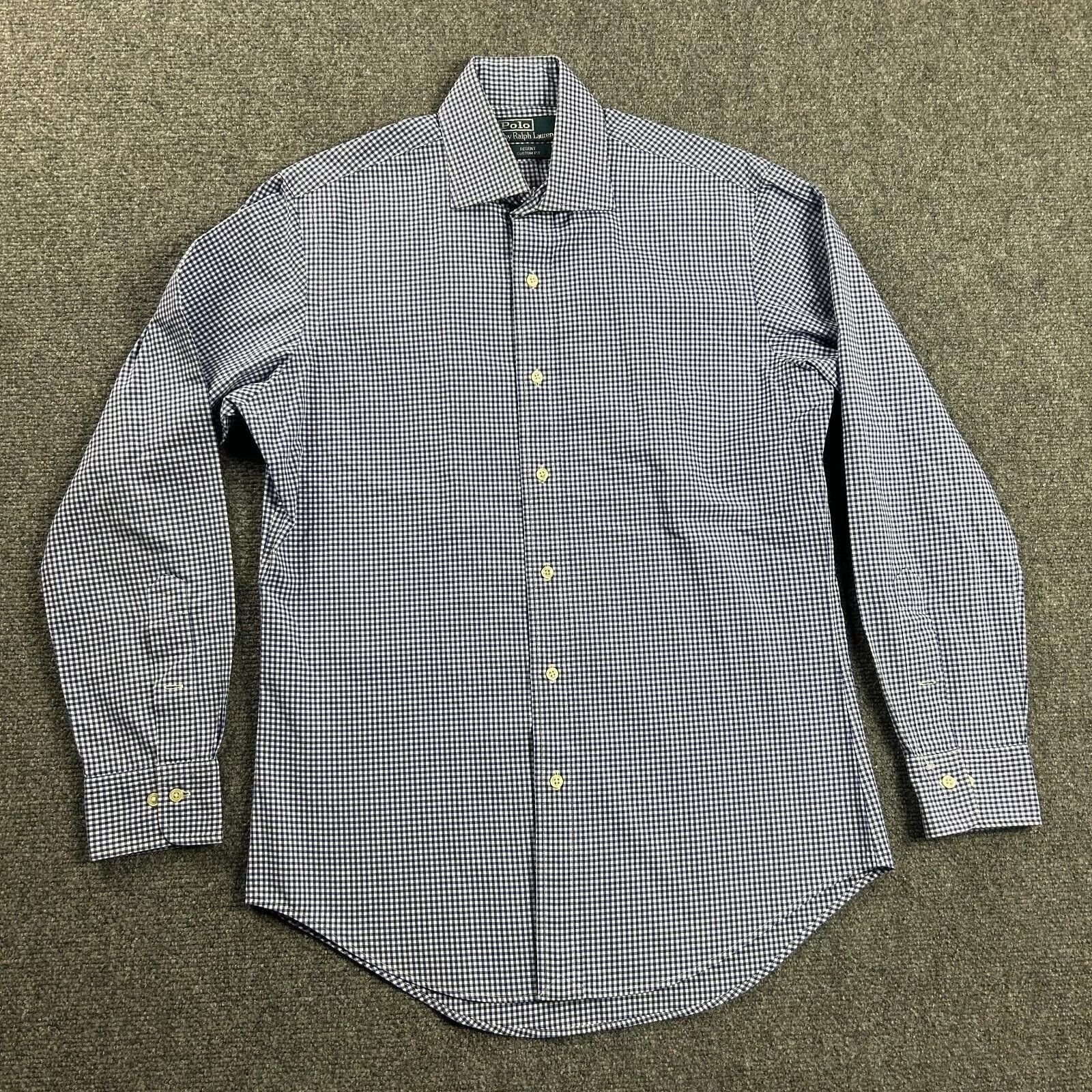 Polo Ralph Lauren Polo Ralph Lauren Shirt 15 Gingham Regent Custom Fit 32/33 Size US S / EU 44-46 / 1 - 1 Thumbnail