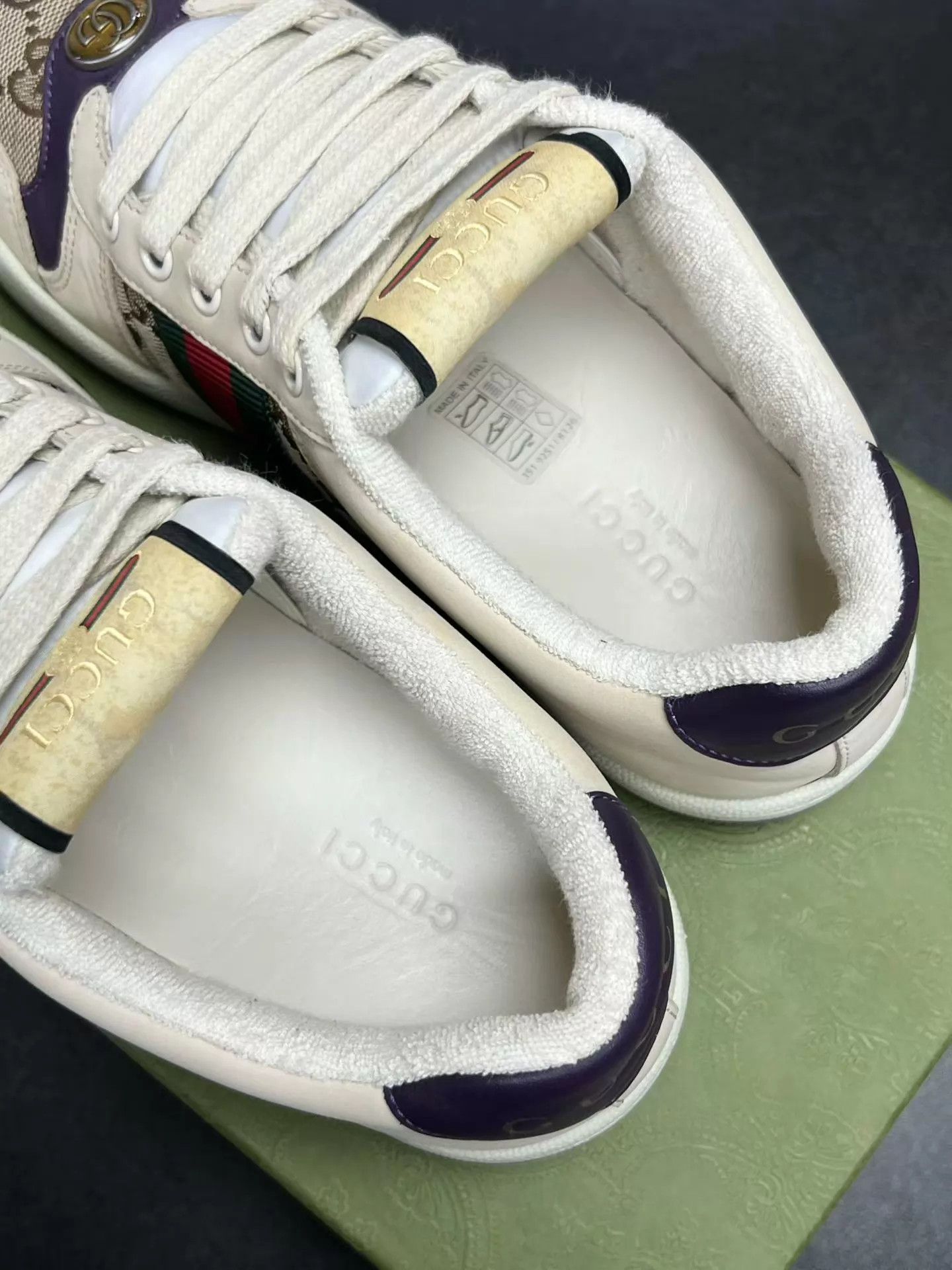 Gucci GUCCI GG Distressed Sneakers Ebony EU 37 Like New Size US 6.5 / IT 36.5 - 4 Thumbnail