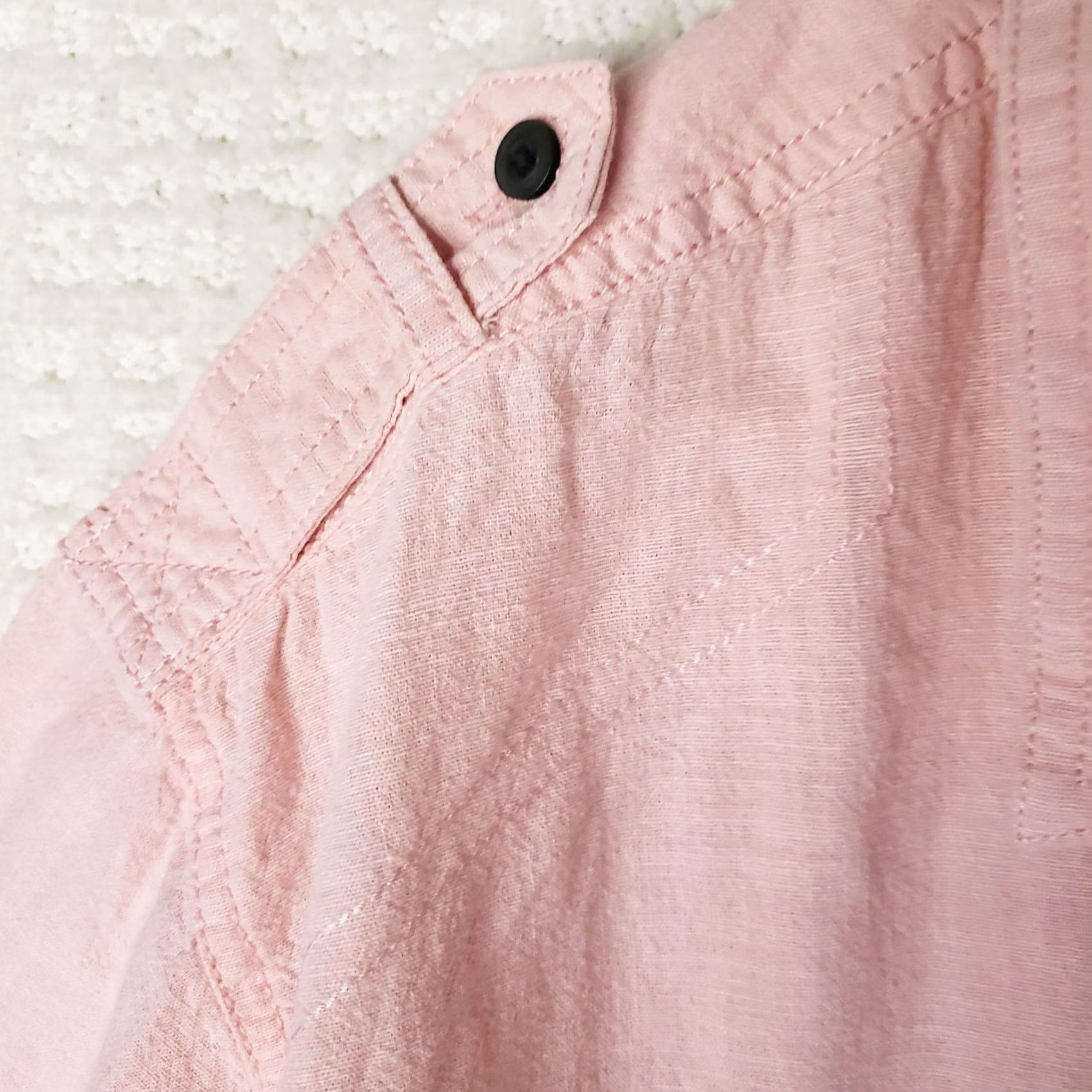 Pinko Black Jack Button Down Shirt 4XL Coral Pink Short Sleeve Pockets Men Size US XXL / EU 58 / 5 - 6 Thumbnail