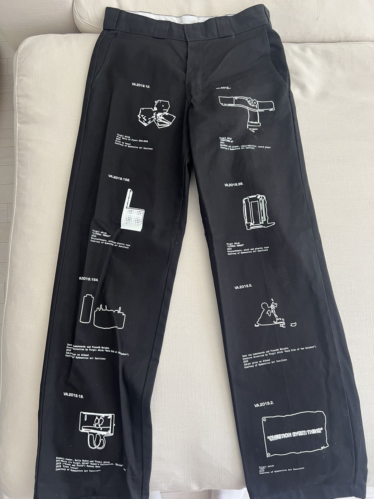 Dickies × Virgil Abloh Virgil Abloh Brooklyn Museum FOS Registrar Pants Size 30x32 Size US 30 / EU 46 - 1 Thumbnail