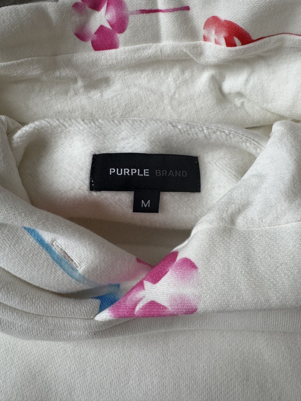 Purple PURPLE Fleece Hoodie Coconut Milk Painted Size US M / EU 48-50 / 2 - 3 Thumbnail