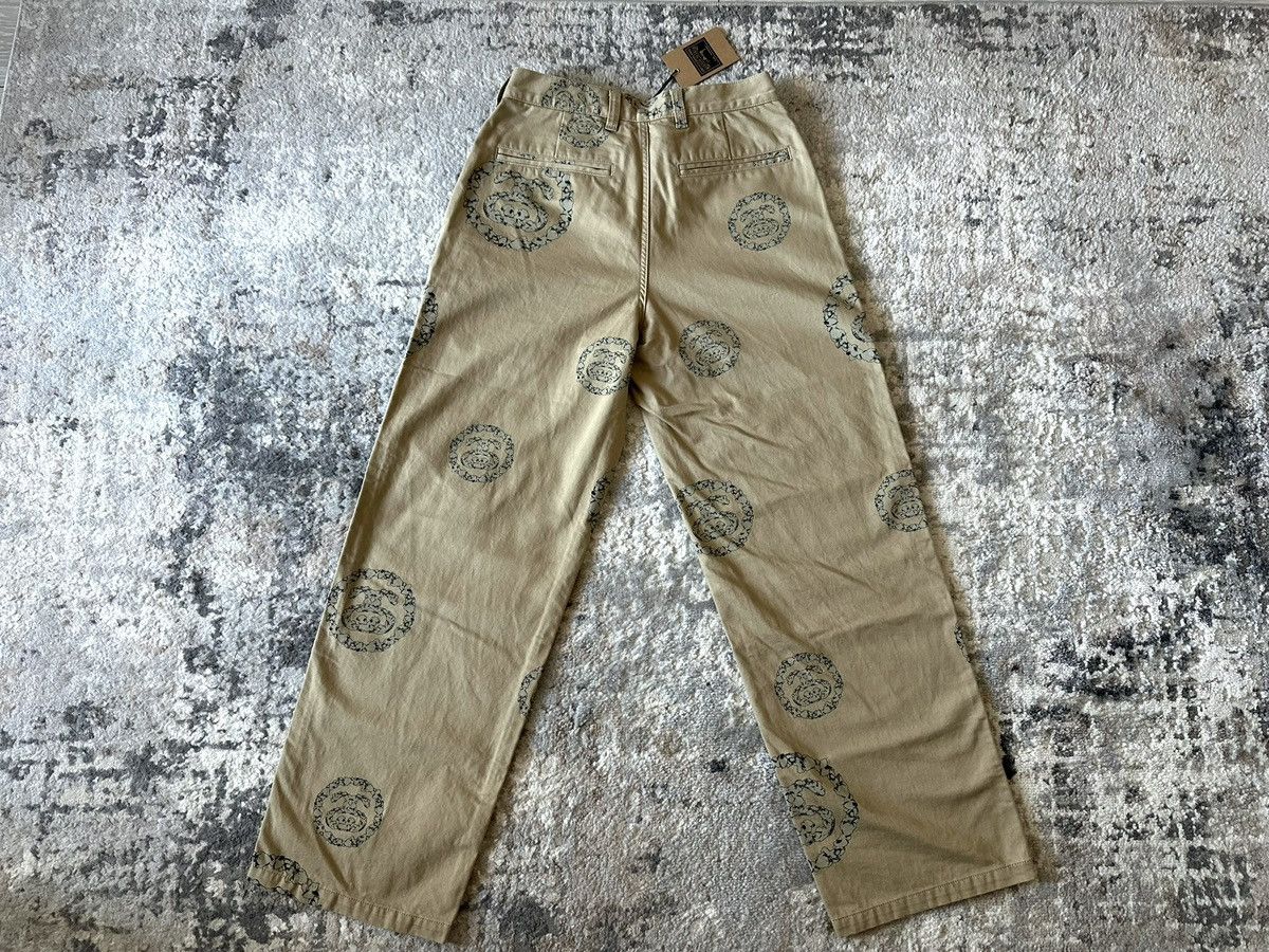 DENIM TEARS × Stussy Denim Tears x Stussy Double S Wreath Chino Pant Kaki SS25 Size US 28 / EU 44 - 3 Thumbnail