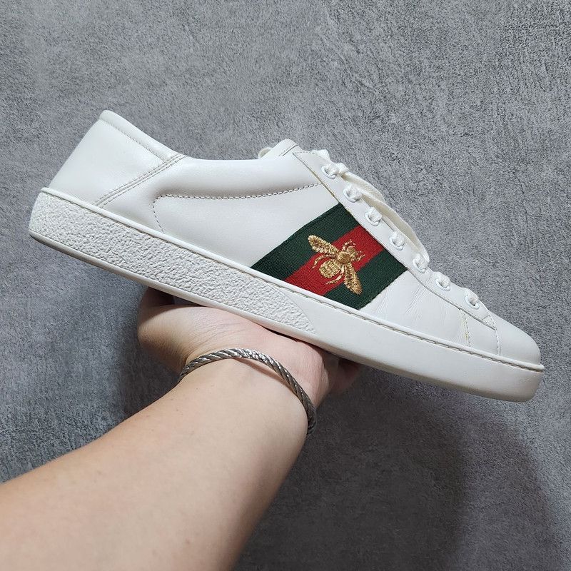 Gucci Gucci Ace Low Top Fashion Sneakers for Men - Size US 10.5 / EU 43-44 - 4 Thumbnail