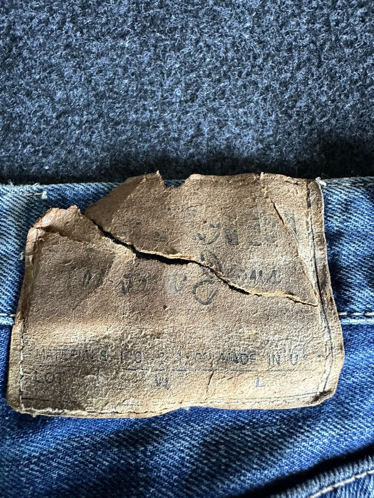 Big John Rare Vintage Big John USA Flare Distressed Denim W28 D130 Size US 28 / EU 44 - 7 Thumbnail