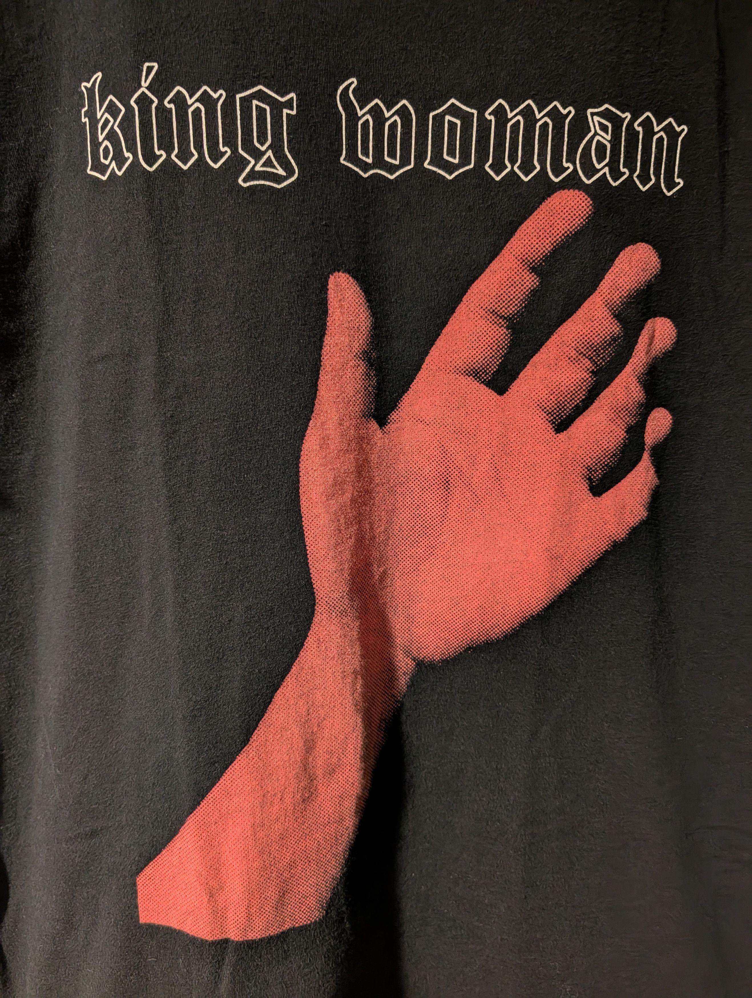 Band Tees Vintage 2010's King Woman Band Hand Pray Black Large T-Shirt Size US L / EU 52-54 / 3 - 2 Thumbnail