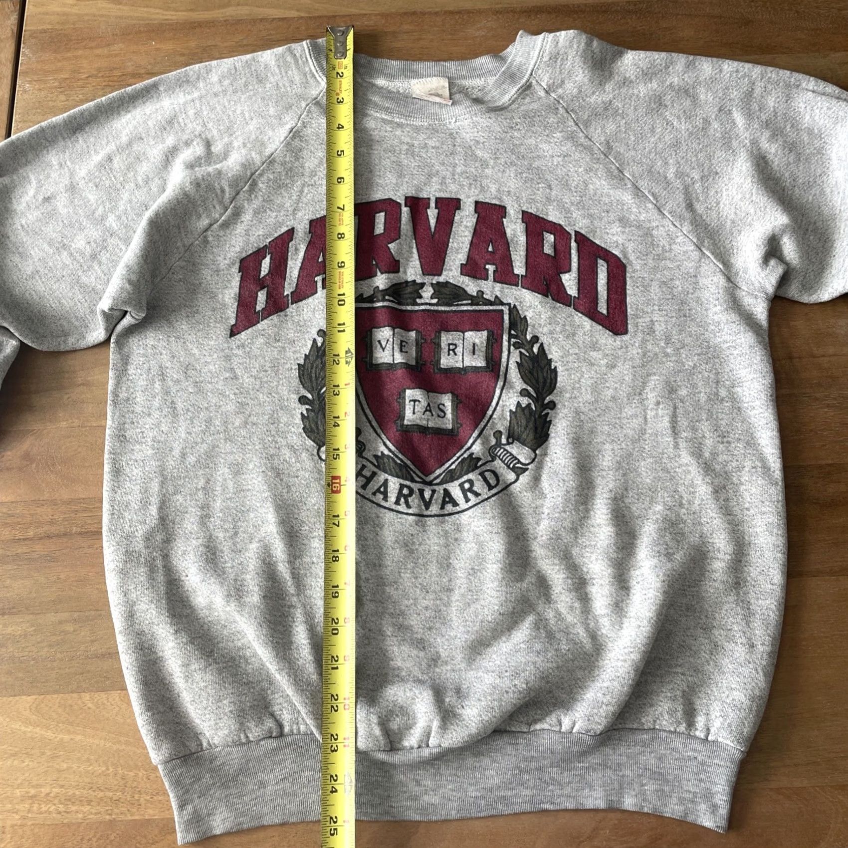 Fruit Of The Loom VINTAGE Harvard University Sweatshirt Women's Large Gray Fruit of the Loom USA Sweatshirt Size L / US 10 / IT 46 - 6 Thumbnail